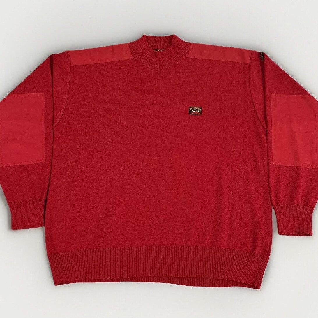 Paul & Shark Paul & Shark Yachting Wool Sweater Men Large Patches Rugby Size US L / EU 52-54 / 3 - 1 Thumbnail