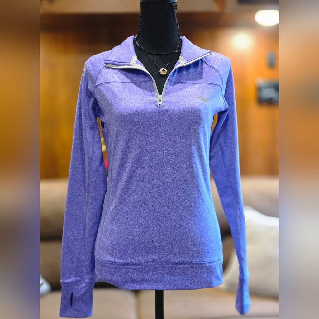 Pink PINK Purple and Black Quarter-Zip Pullover Size XS / US 0-2 / IT 36-38 - 10 Thumbnail