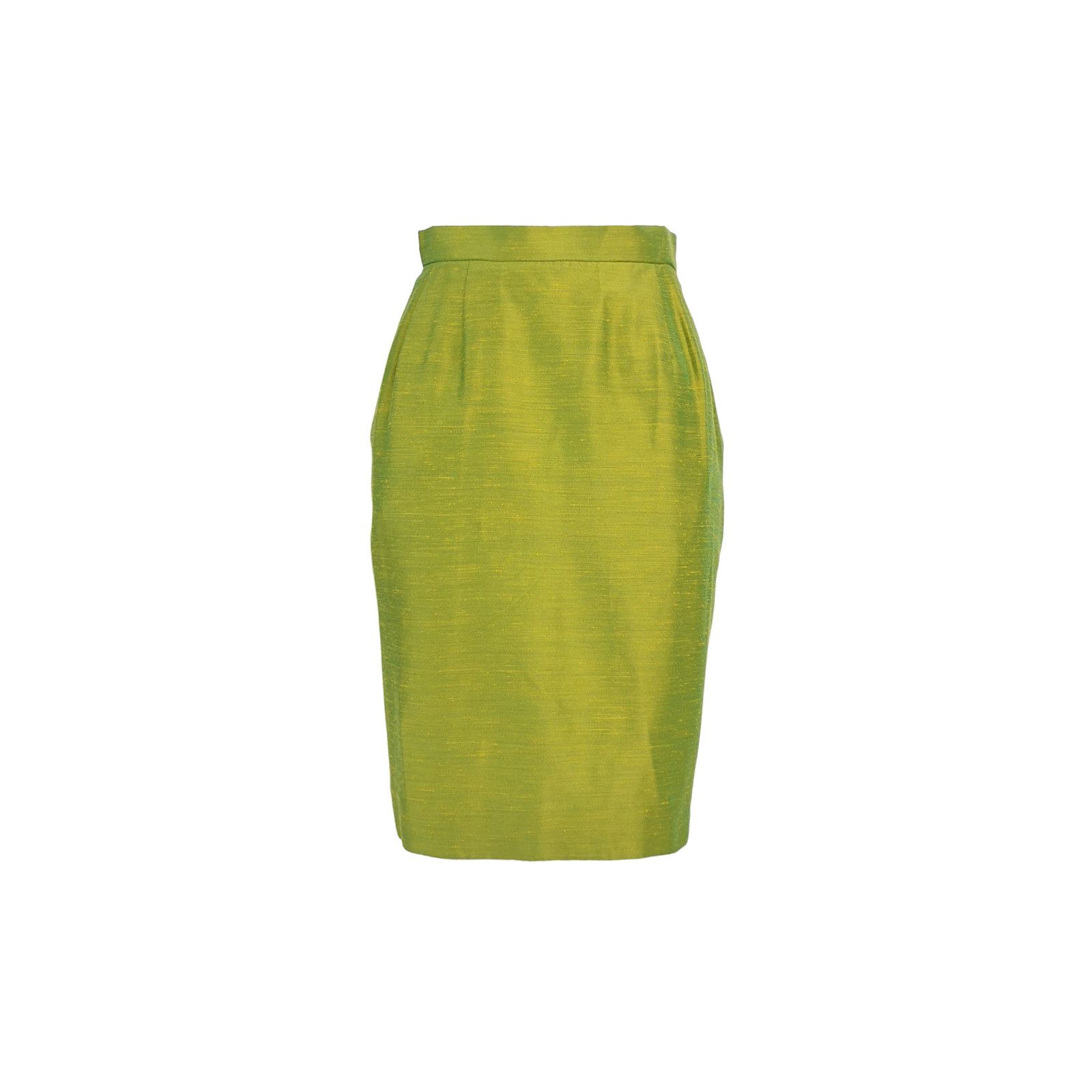 Saint Laurent Paris Yves Saint Laurent Green Skirt Size 34 Size 25" / US 0 / IT 36 - 1 Thumbnail