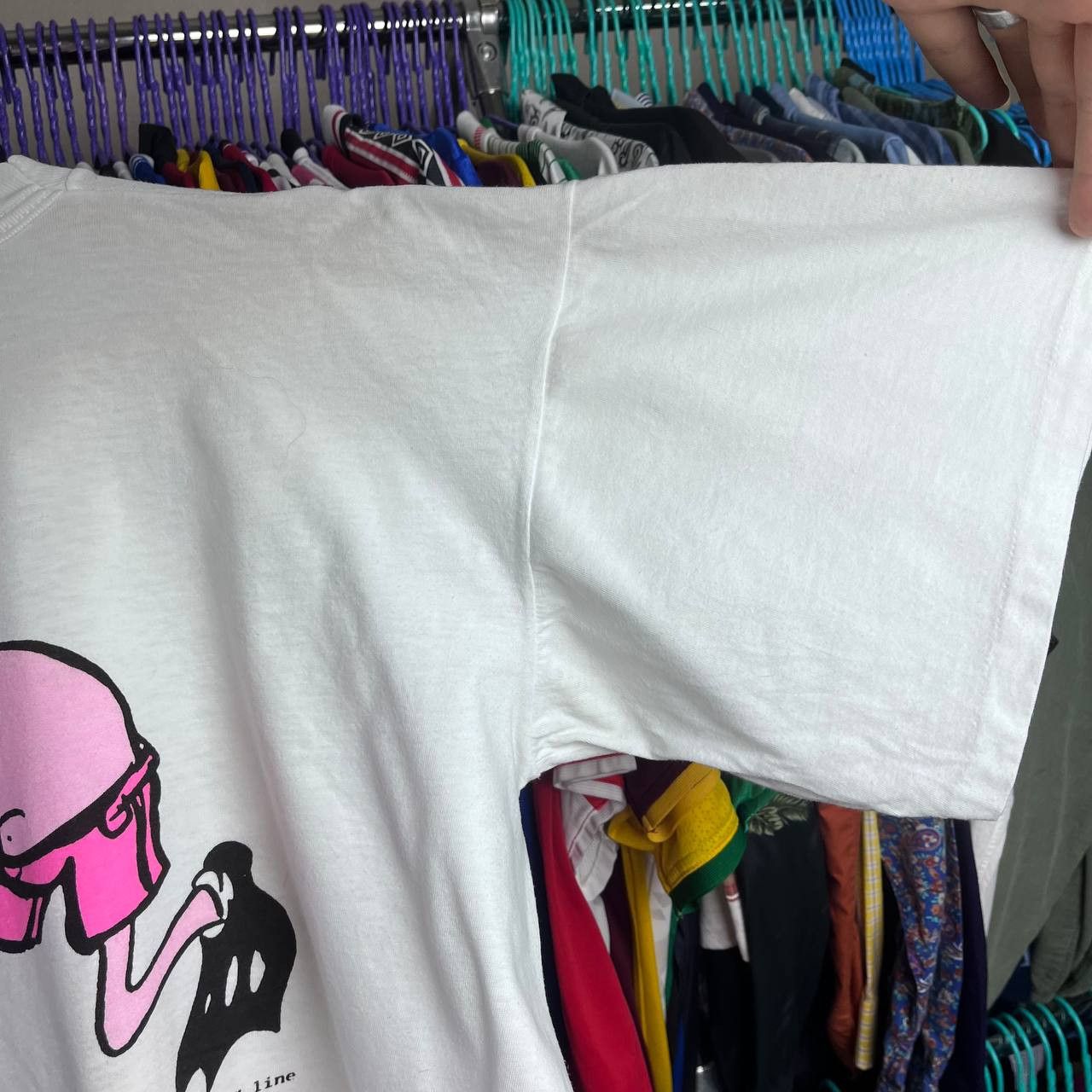 Vintage KENPY design ZAP line Funny Humor Ironic Print Tshirt Size US XL / EU 56 / 4 - 12 Thumbnail