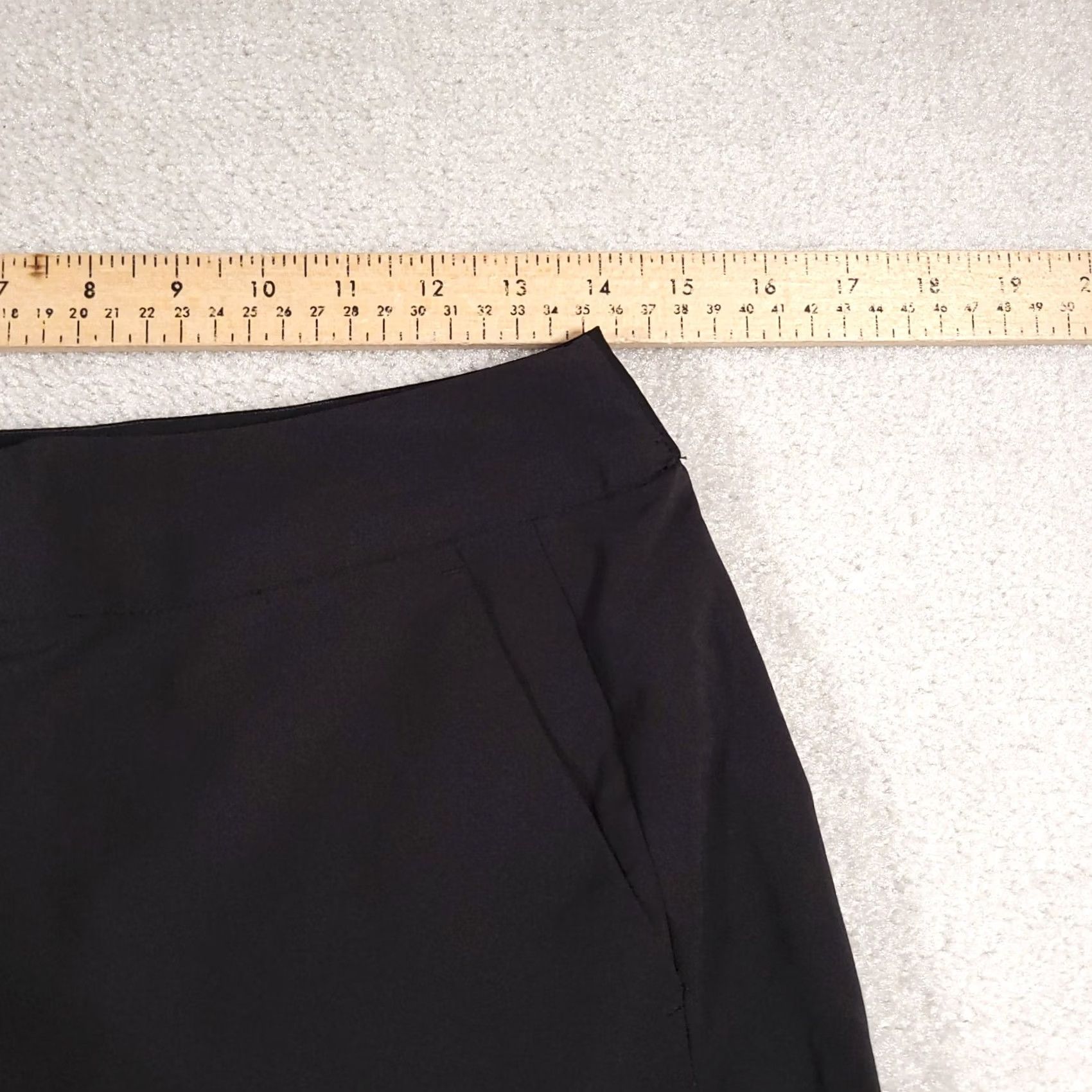 Apt. 9 Apt 9 Performance Flex Joggers Womens Small Black Pockets Elastic Waist Relaxed Tapered Pants Size 28" / US 6 / IT 42 - 6 Thumbnail