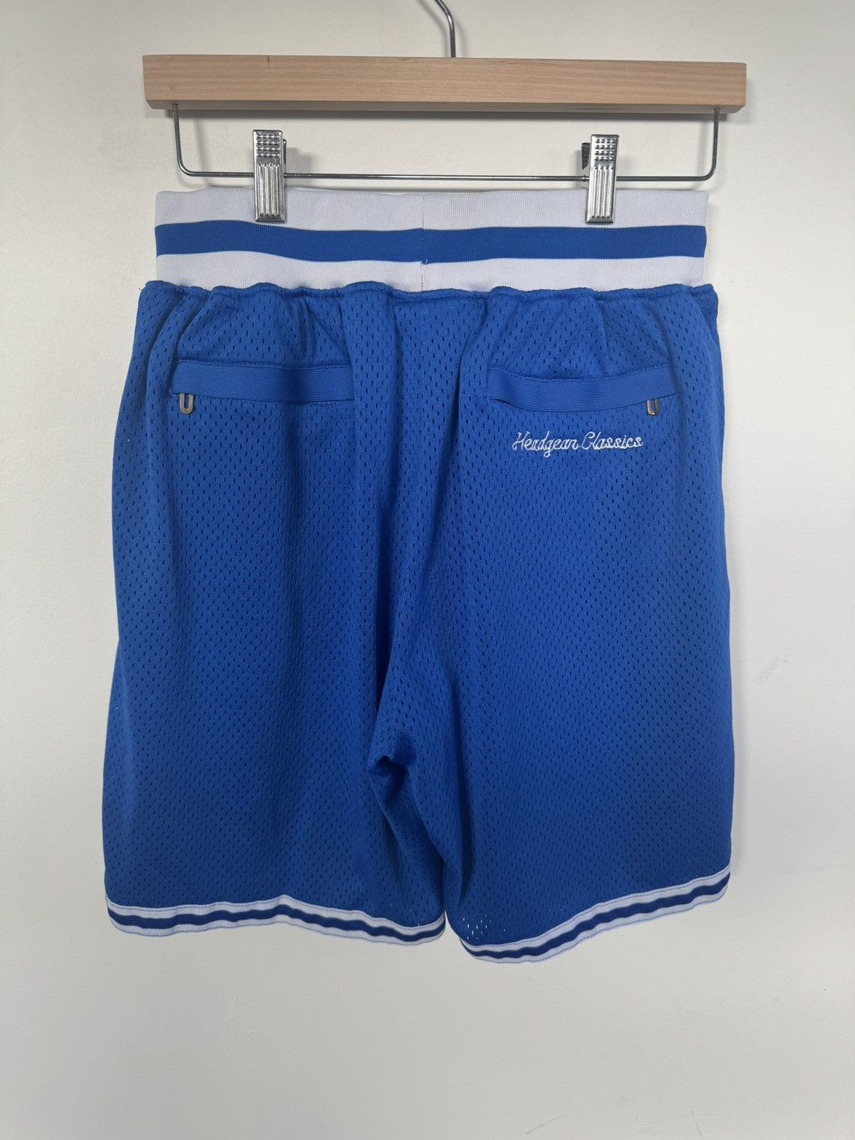 Other Headgear Classic UK Jesus Shuttleworth Blue Shorts Size L Size US 32 / EU 48 - 2 Thumbnail