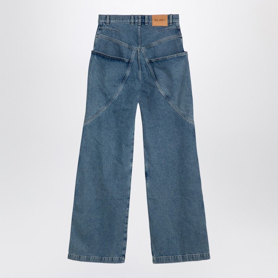The Attico o1d2blof1024 Large Pockets Jeans In Sky Blue Size 28" / US 6 / IT 42 - 2 Thumbnail
