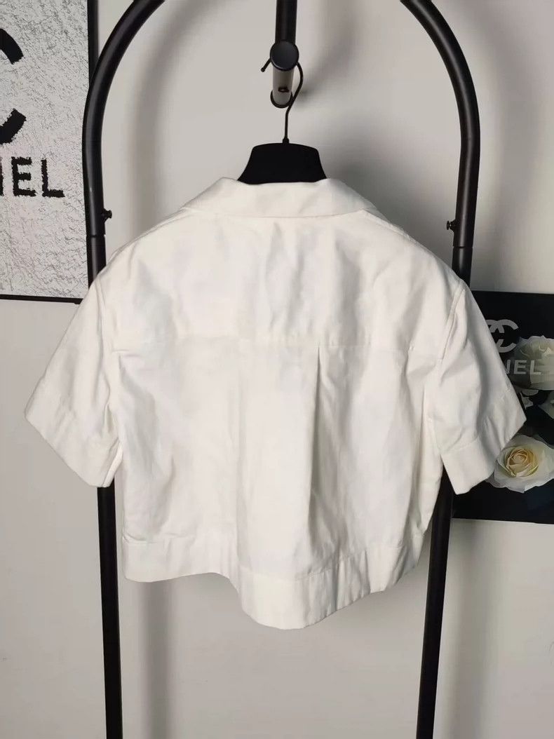Loewe LOEWE size32 Pocket Logo denim short sleeves Size XXS / US 00 / IT 34 - 2 Thumbnail