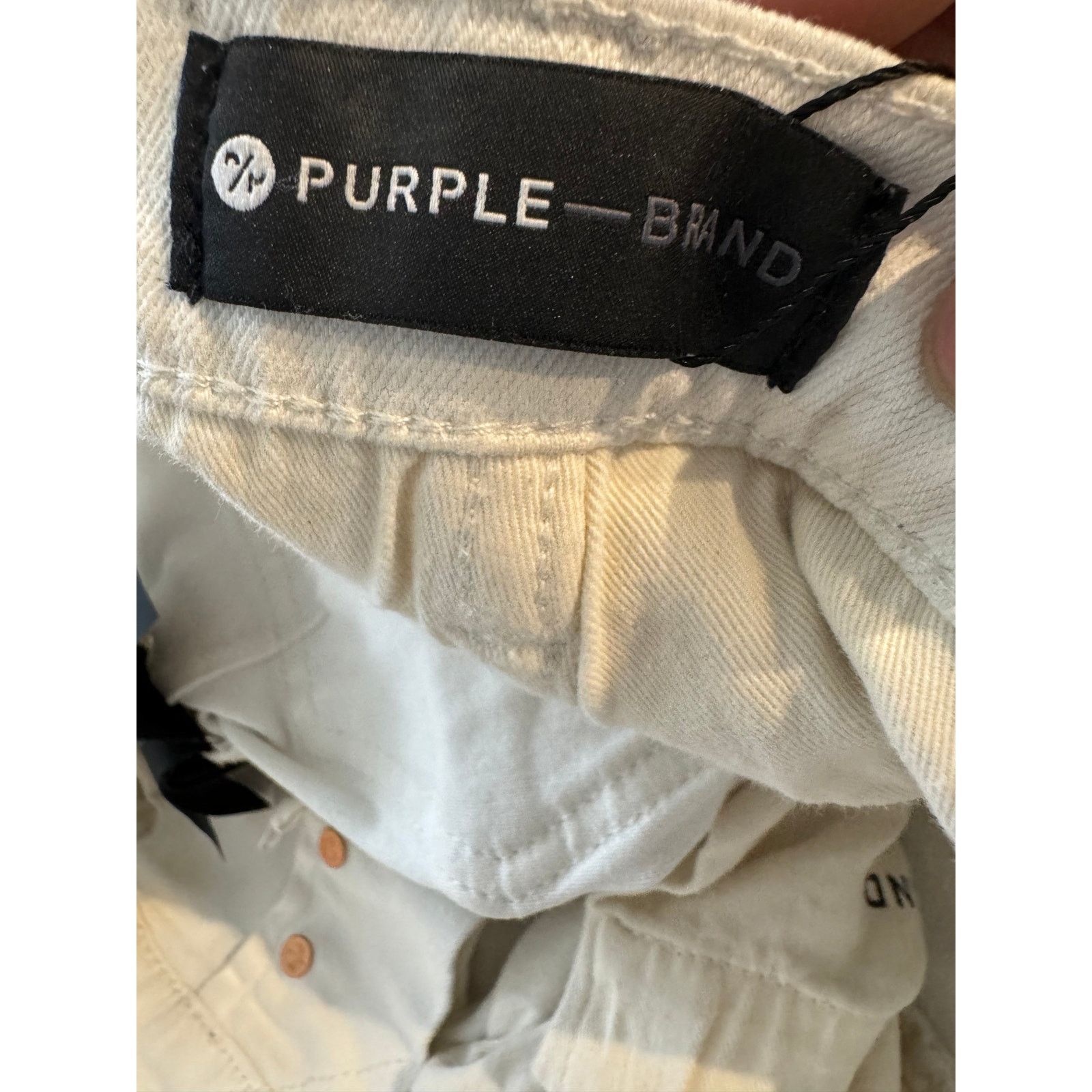 Purple Brand Purple Jeans White White Stripe Used 32 Size US 32 / EU 48 - 10 Thumbnail