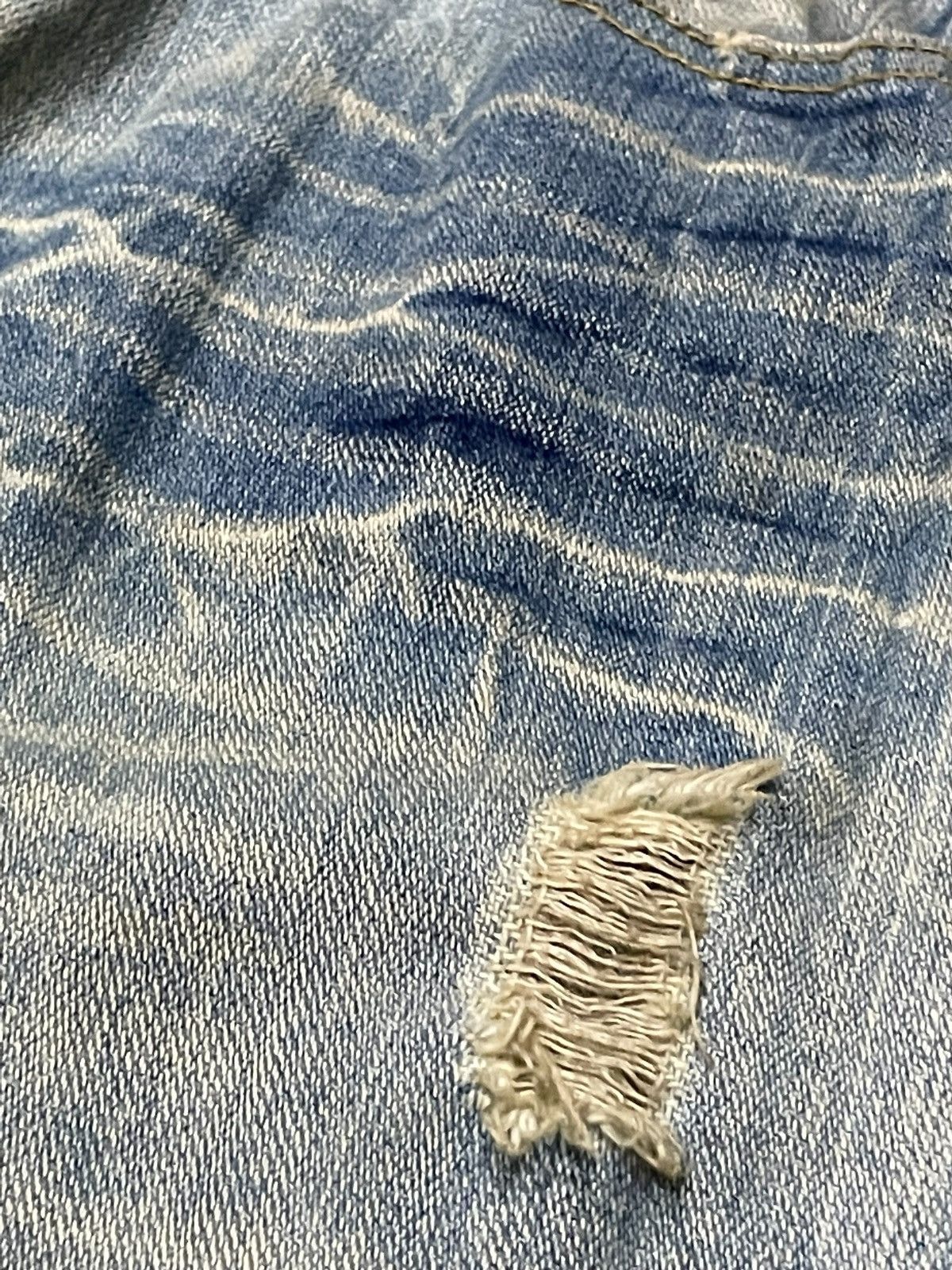 Hysteric Glamour Hysteric Glamour Style I ❤️ Surf Patched Muddy Wash Jeans Size US 32 / EU 48 - 14 Thumbnail