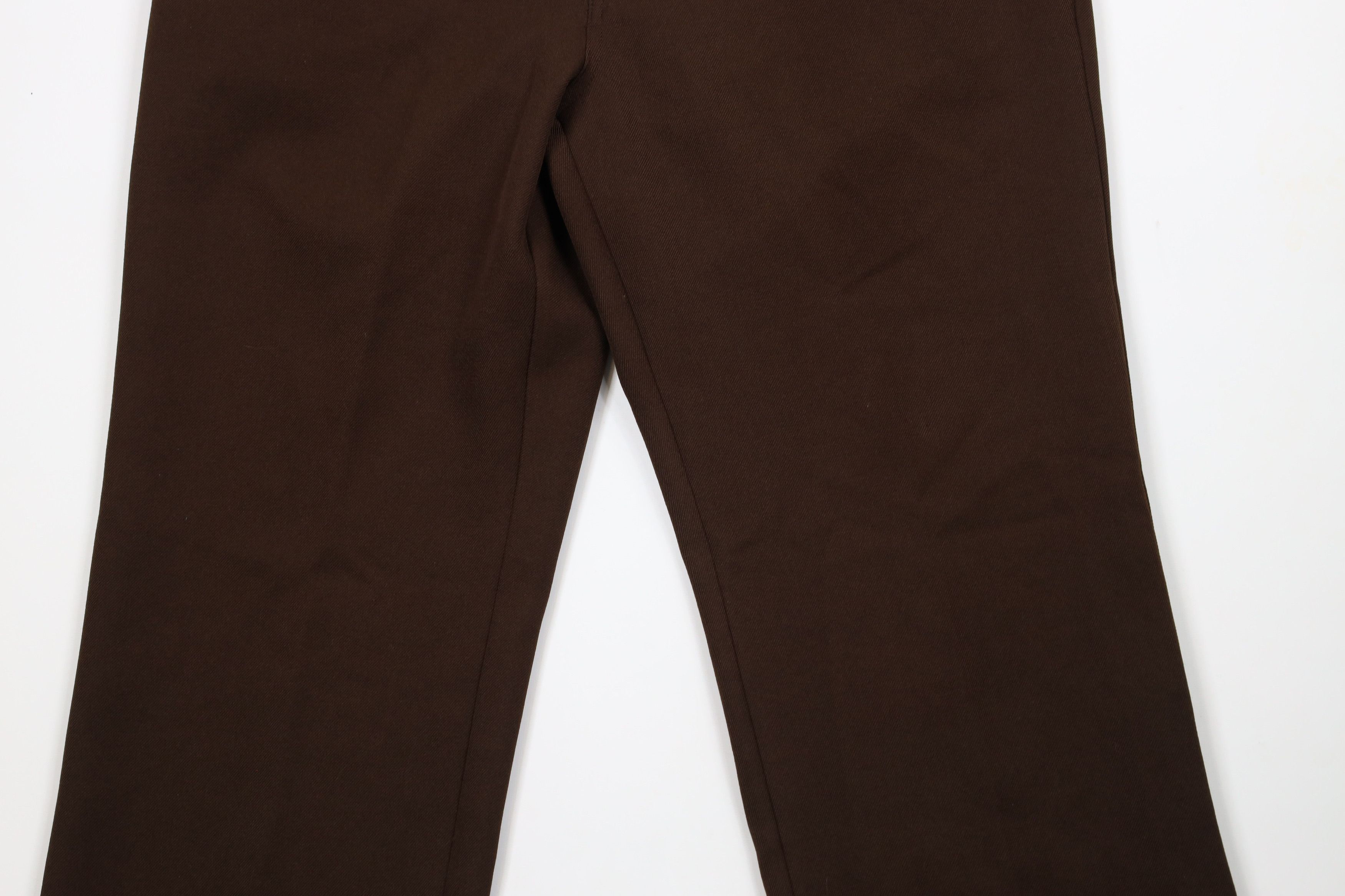Vintage Vintage 90s Streetwear Wide Leg Knit Chino Pants Brown Size US 38 / EU 54 - 3 Thumbnail