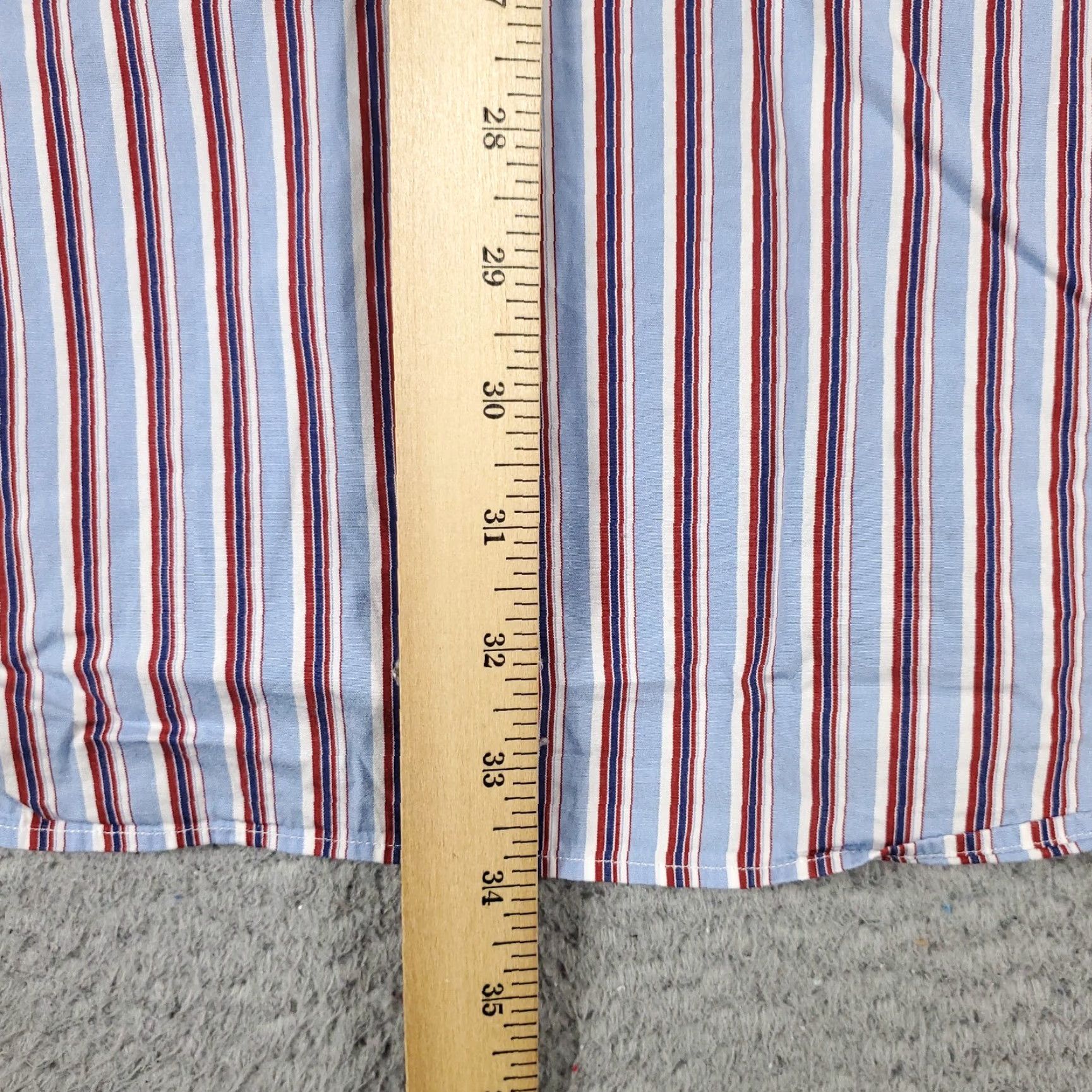 Ralph Lauren Ralph Lauren Shirt Men XL Blue Red Striped Pony Button-Up Collared Long Sleeve Casual Classic American Preppy Mens XL Blue Striped Polo Shirt? Size US XL / EU 56 / 4 - 7 Thumbnail