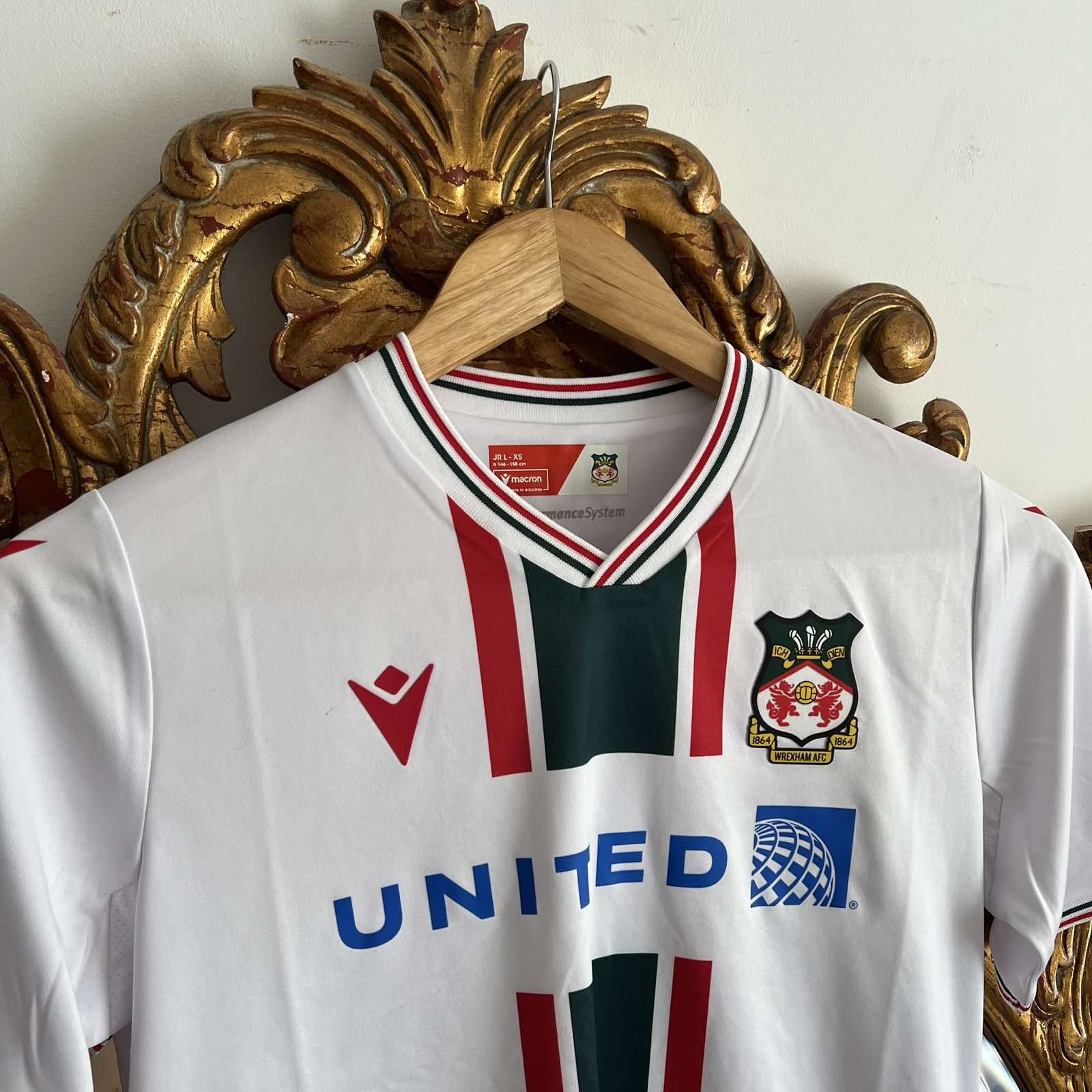 Macron Wrexham Away Football Shirt Macron Soccer Jersey Size XS Size US XS / EU 42 / 0 - 3 Thumbnail