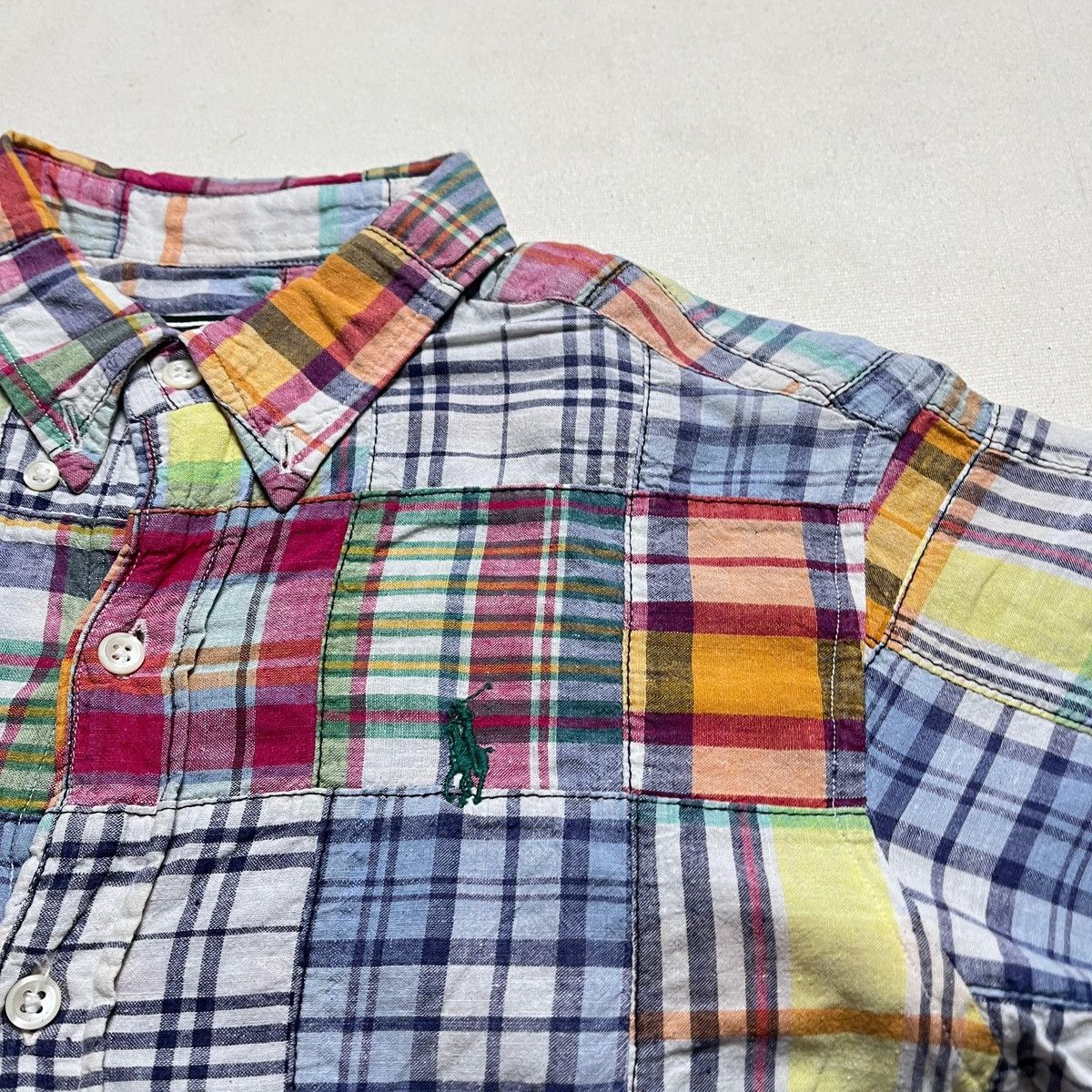 Polo Ralph Lauren Polo ralph lauren patchwork shirt Size US XS / EU 42 / 0 - 2 Thumbnail
