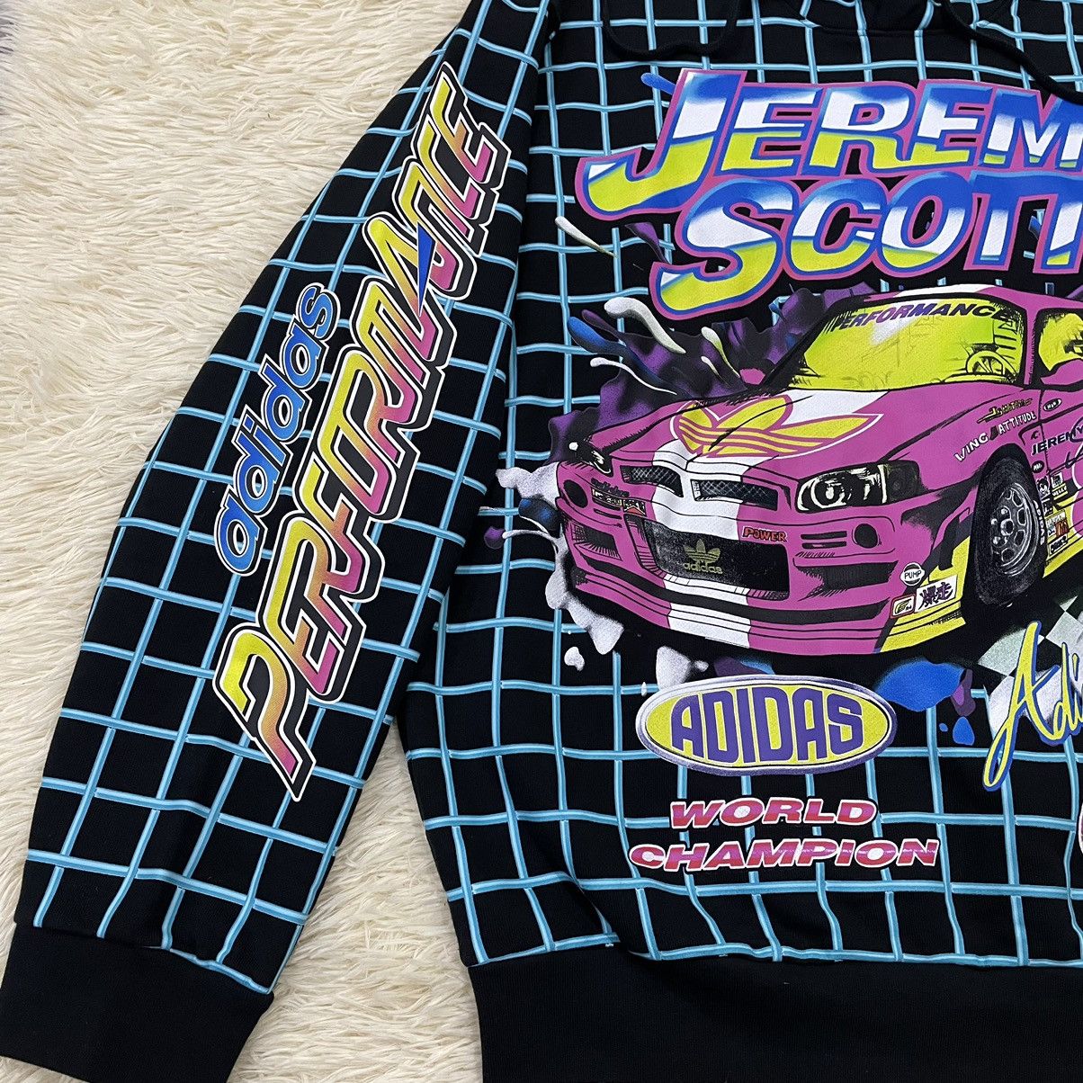 Adidas Adidas x Jeremy Scott JS Rally Hoody Size US L / EU 52-54 / 3 - 4 Thumbnail