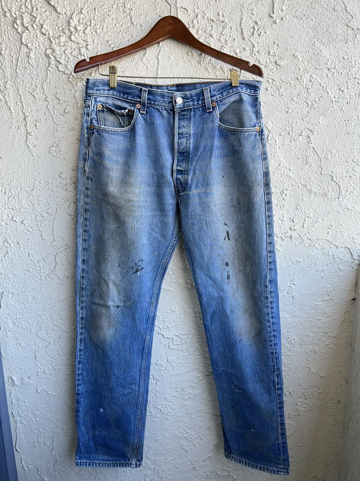 image of Levis x Levis Vintage Clothing Vintage 501 Levi’S (35X36) in Blue, Men's