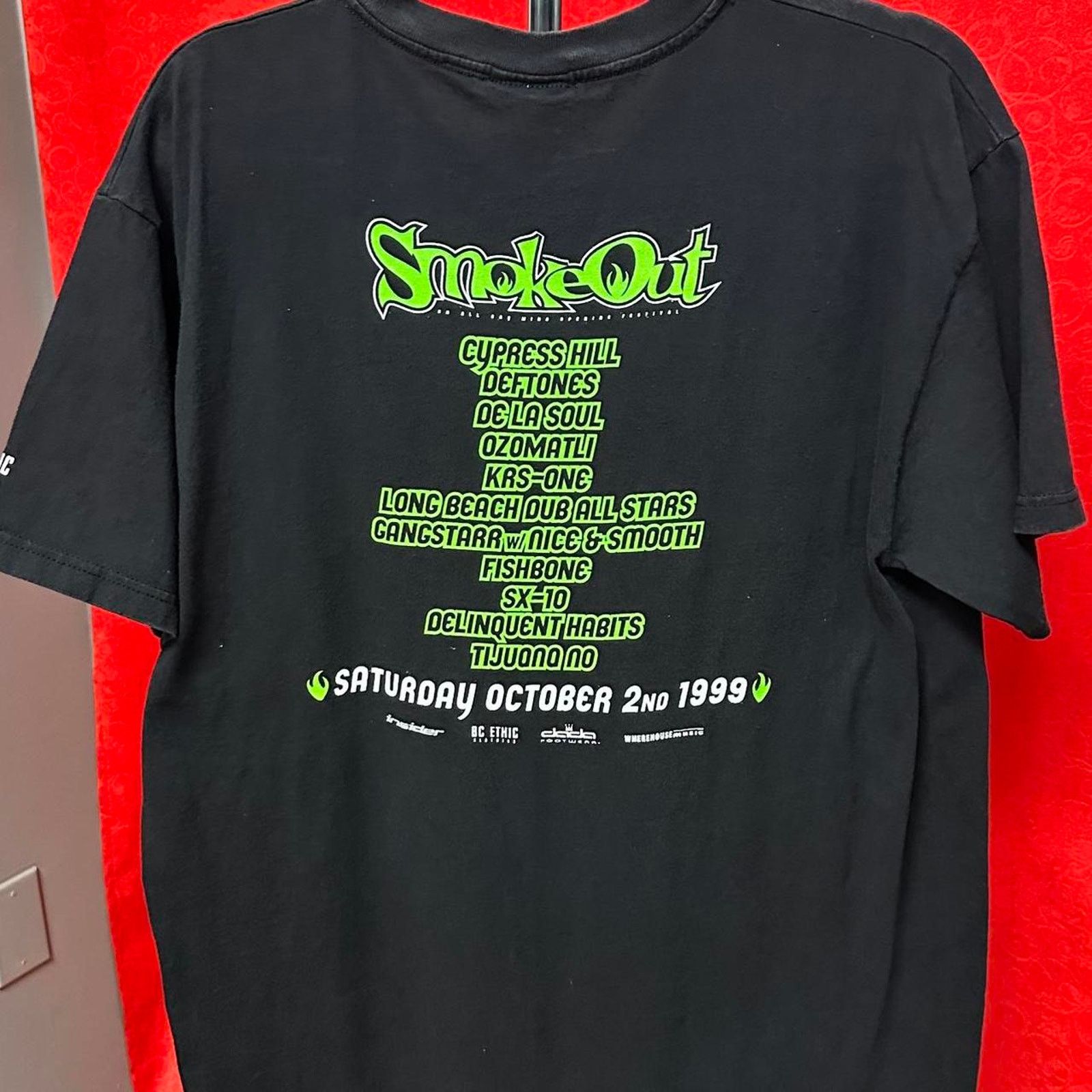 Vintage Vintage 1999 cypress hill smokeout Size US L / EU 52-54 / 3 - 4 Thumbnail