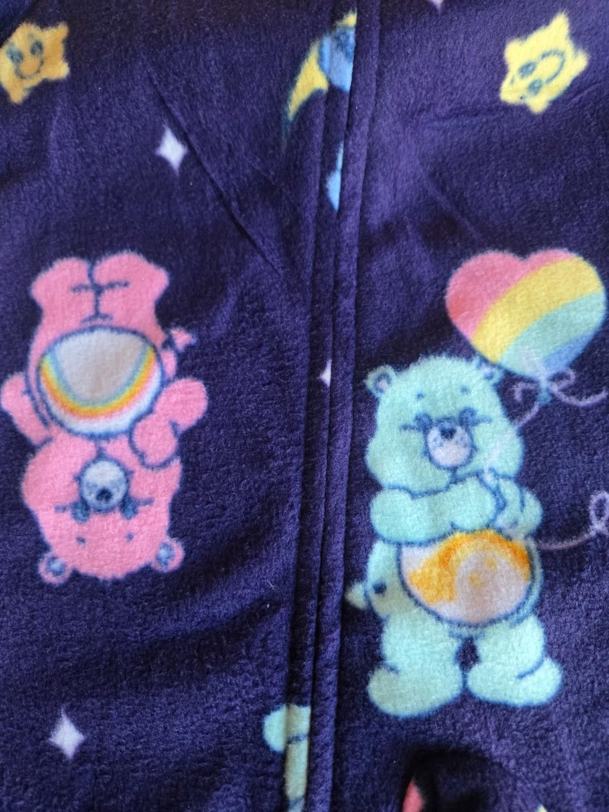 Other Carebear Unisex Baby Pajamas Infant Sleeper Blue 18M NWT Size ONE SIZE - 3 Thumbnail