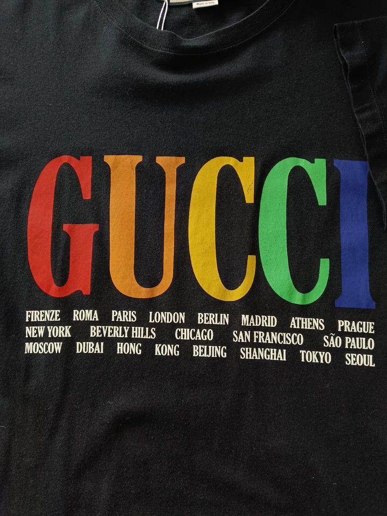 Gucci Gucci Classic logo short-sleeved T-shirt 2504-Nextarrow Size US M / EU 48-50 / 2 - 4 Thumbnail