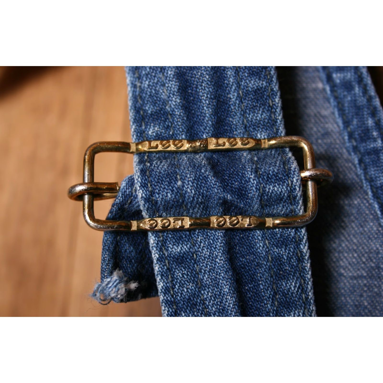 Lee VINTAGE Lee Overalls Jeans Denim BibsUSA 28" Waist 27" Inseam Unisex Adults Blue Cotton Denim 28 Mens Womens Boys Girls Size US 28 / EU 44 - 3 Thumbnail