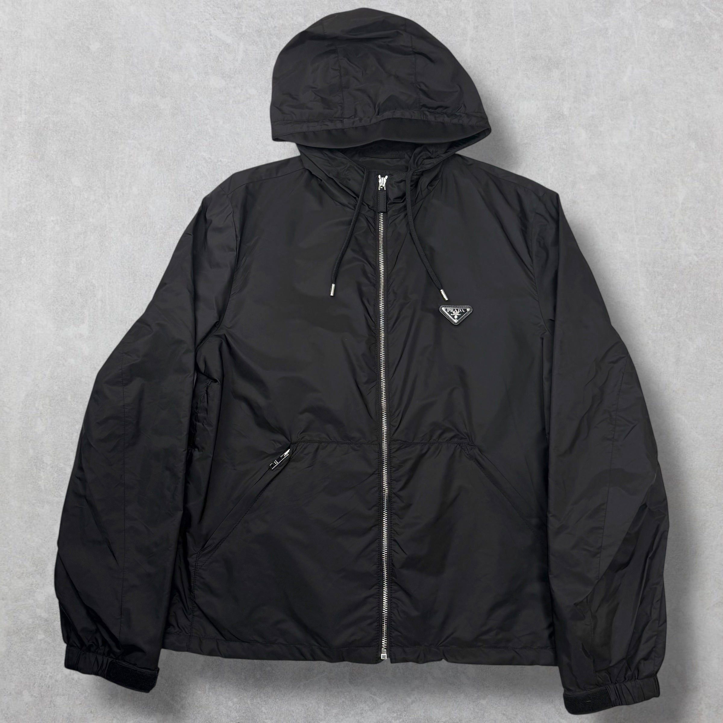 Prada Prada Re-Nylon Hooded Jacket Size 50 (M) Size US M / EU 48-50 / 2 - 1 Thumbnail