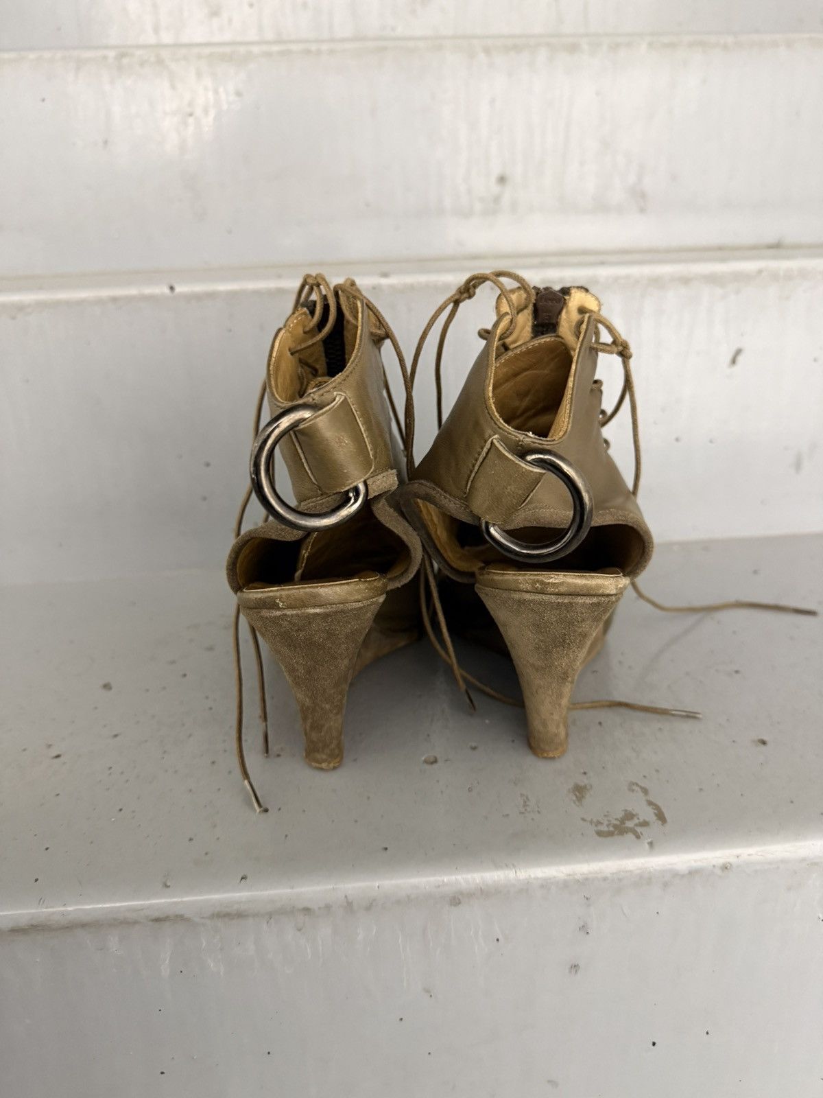Acne Studios Acne Studios Wedge Multi-laces Sandals Size US 10 / IT 40 - 7 Thumbnail