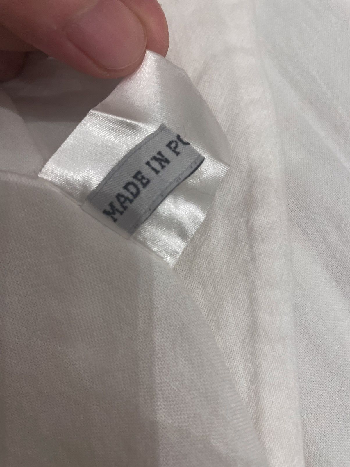 Ann Demeulemeester RARE BRAIDED FRINGE HEM COTTON DRESS SHIRT Size US XL / EU 56 / 4 - 11 Thumbnail