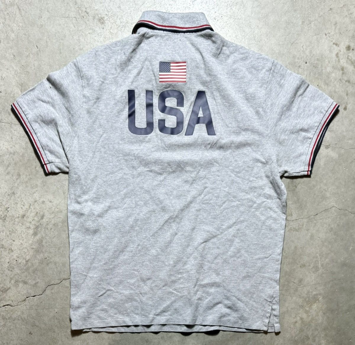 Polo Ralph Lauren × USA Olympics × Vintage 2016 Polo Ralph Lauren Rio De Janeiro Grey Shirt size XL Size US XL / EU 56 / 4 - 7 Thumbnail