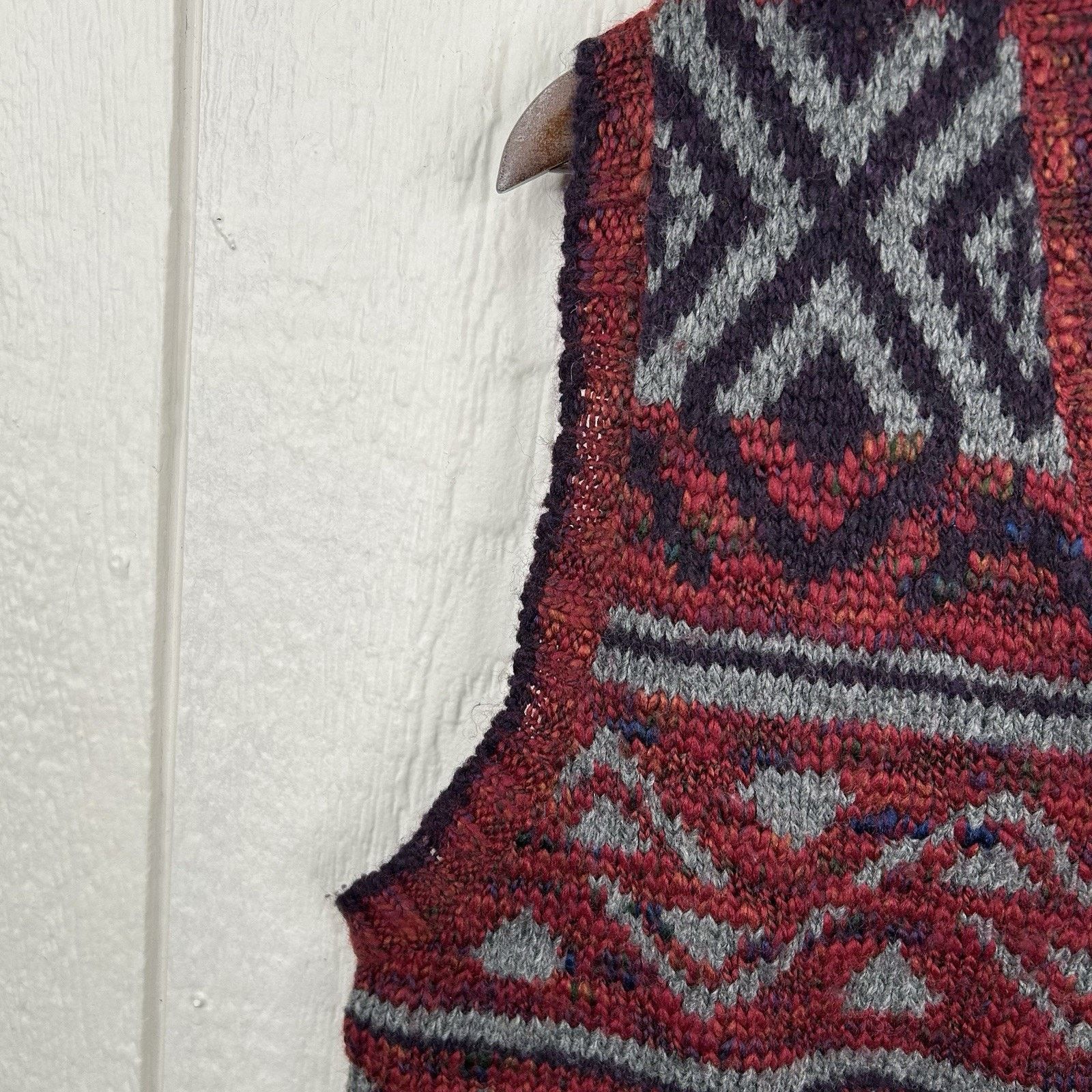 & Other Stories Vintage St. John’s Bay Aztec Style Zip-Up Sweater Vest Large Size L / US 10 / IT 46 - 5 Thumbnail