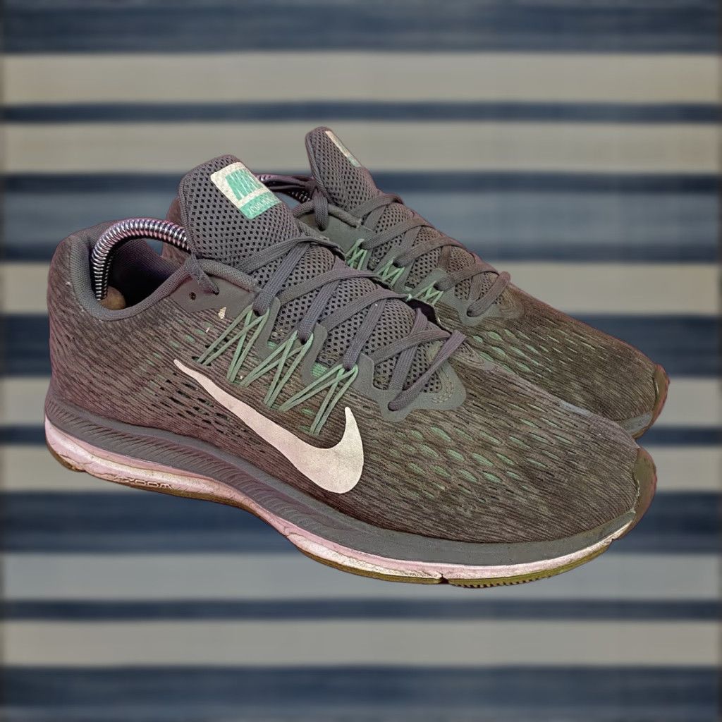 Nike Nike Zoom Winflo 5 Sneaker Womens Size 10 Wolf Grey Teal AA7414-003 Size US 8 / IT 38 - 1 Thumbnail
