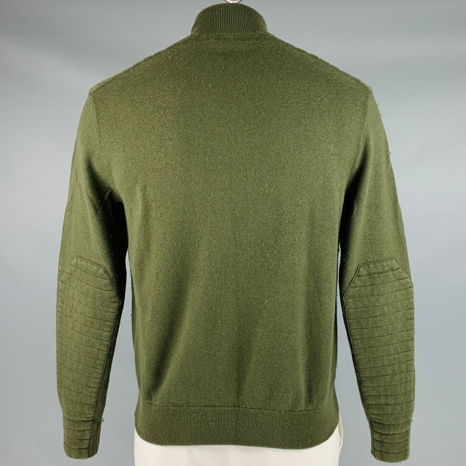 Ralph Lauren RRL by RALPH LAUREN Size L Green Quilted Cotton Wool Jacket Size US L / EU 52-54 / 3 - 3 Thumbnail