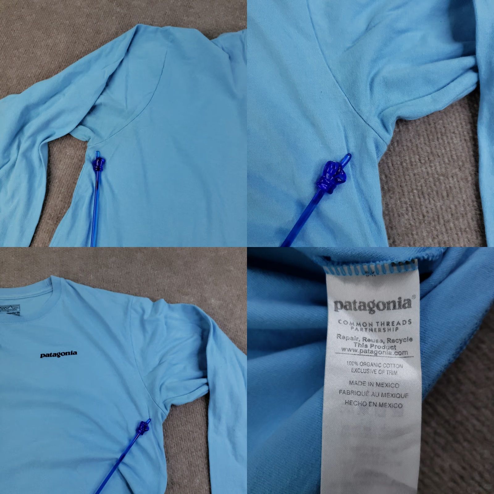 Patagonia Patagonia Shirt Mens Medium Blue Long Sleeve Logo Outdoors Faded Regular Z Size US M / EU 48-50 / 2 - 8 Thumbnail