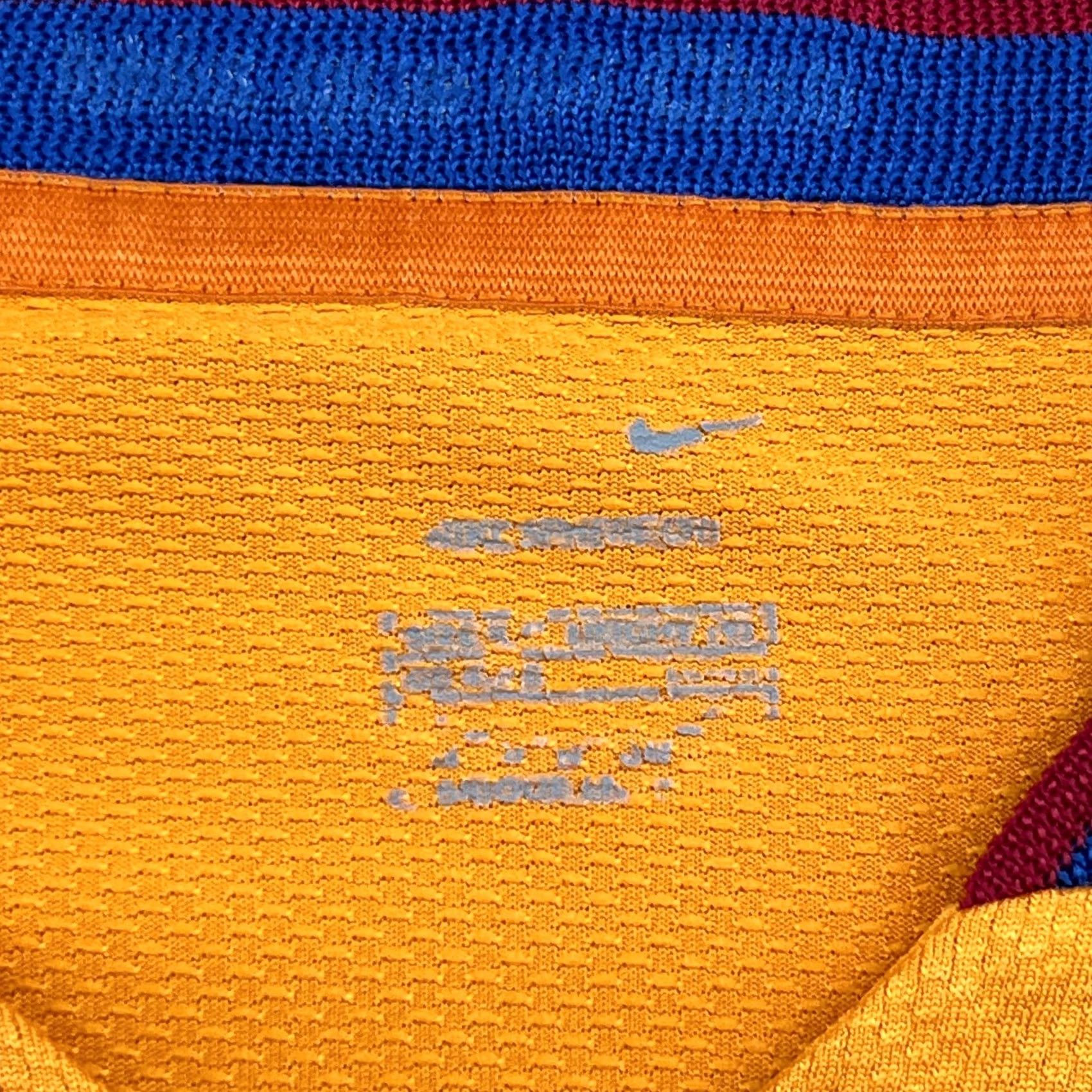 Nike VINTAGE Nike Barcelona 2006 2007 2008 Away Mens Football Jersey 2XL XXL Shirt Camiseta Orange Sports Nike Mens T-Shirt Size US XXL / EU 58 / 5 - 7 Thumbnail