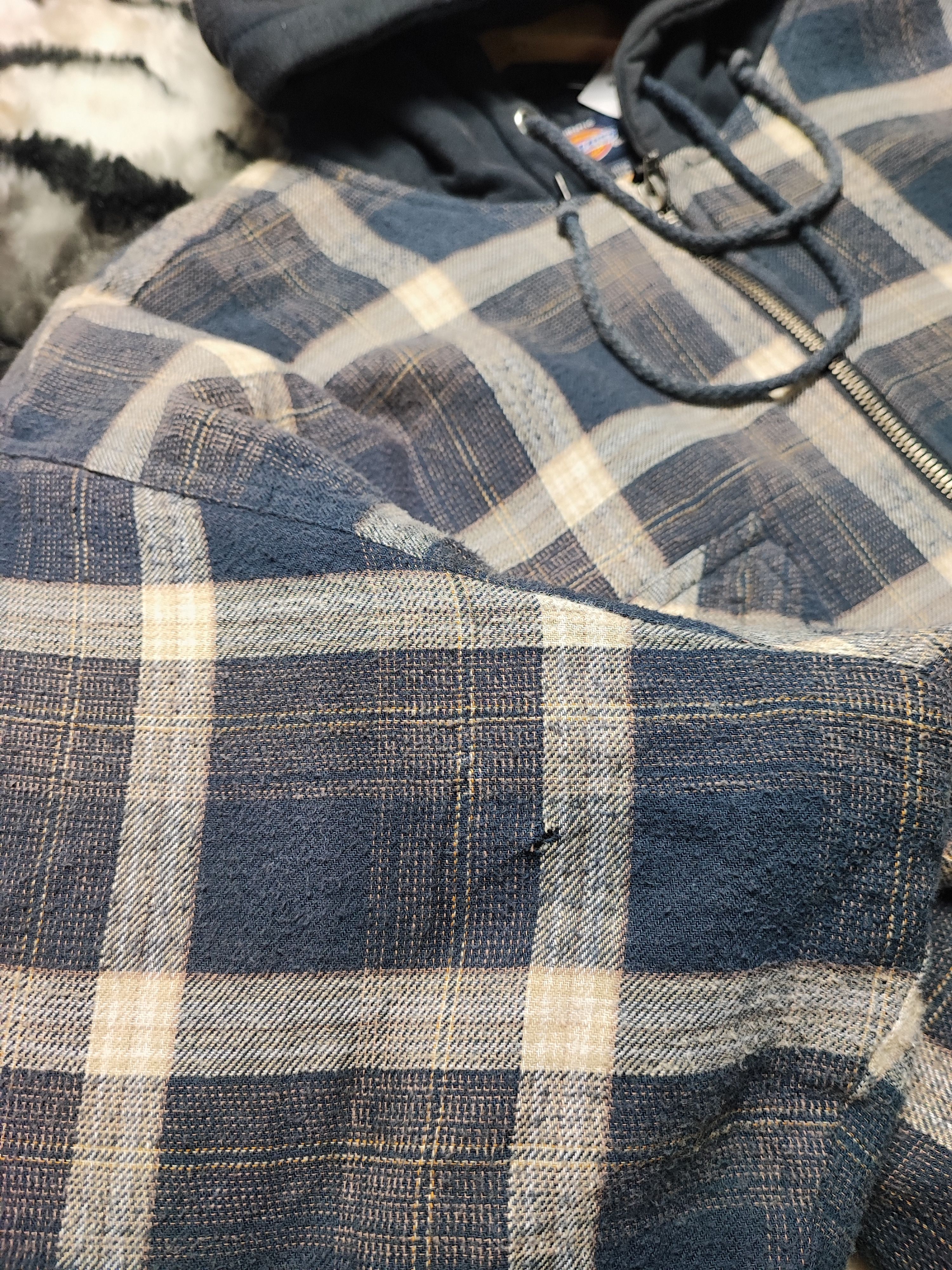 Dickies Vintage Dickies Flannel Hoodie Size US L / EU 52-54 / 3 - 8 Thumbnail