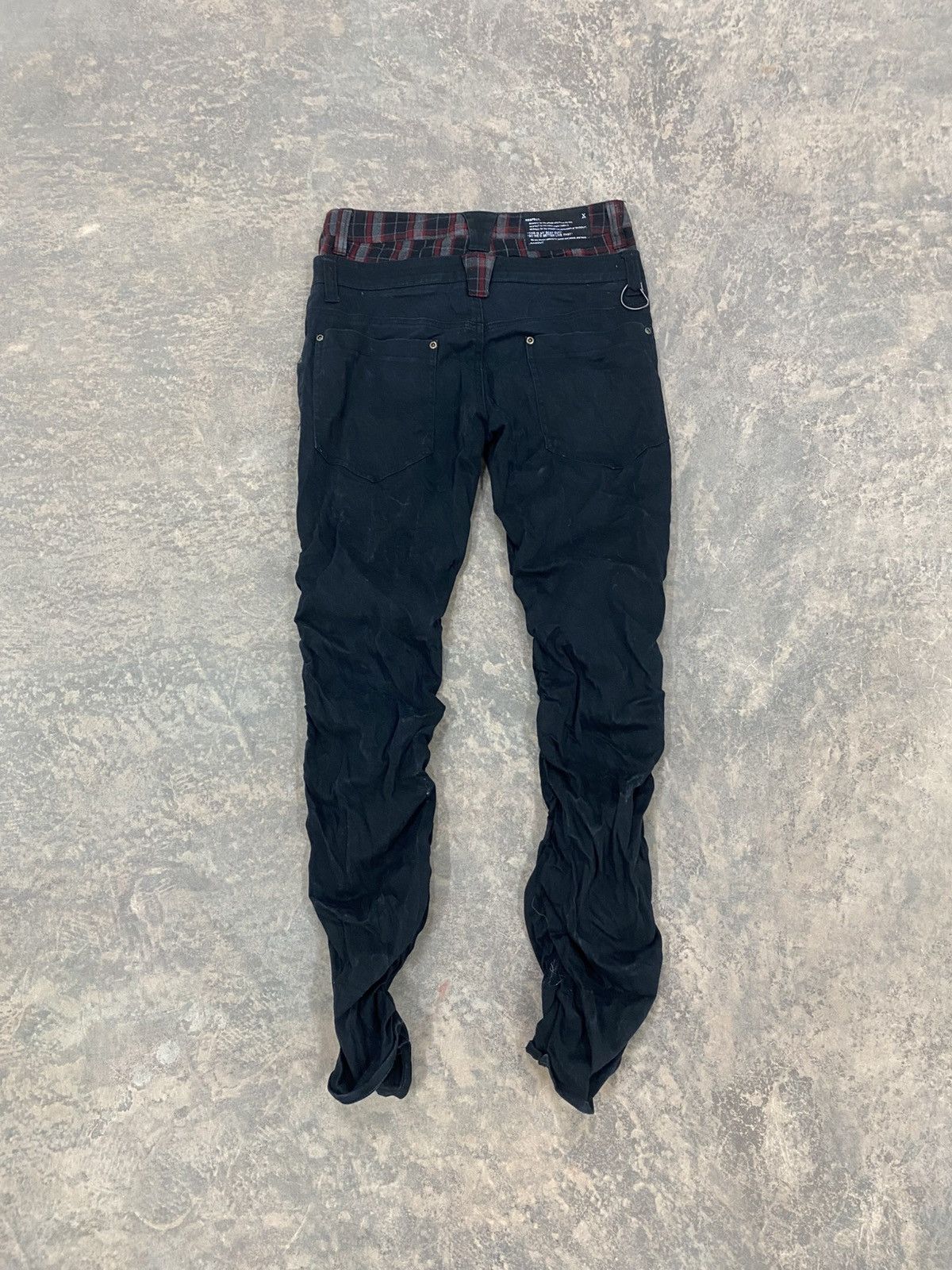 Le Grande Bleu (L.G.B.) 2000s -RagOut Wringkle Punk Skinny Pants Gothic Lgb Hysteric Size US 29 - 13 Thumbnail
