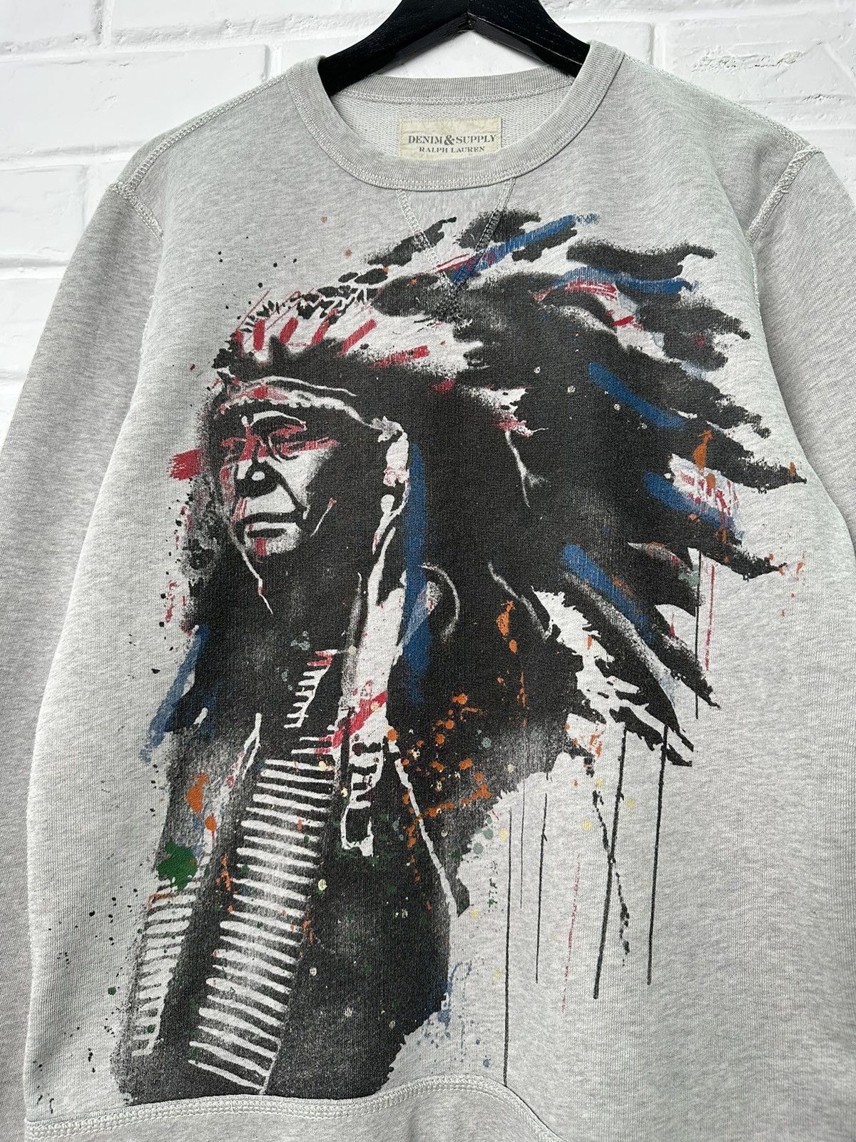 Denim & Supply Ralph Lauren Denim & Supply RALPH LAUREN Indian Print Sweatshirt Size US S / EU 44-46 / 1 - 4 Thumbnail