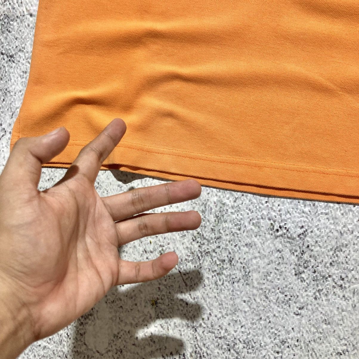 Missoni 1990s Vintage Missoni Sport Spellout Logo Polo Tshirt Orange Size US L / EU 52-54 / 3 - 8 Thumbnail