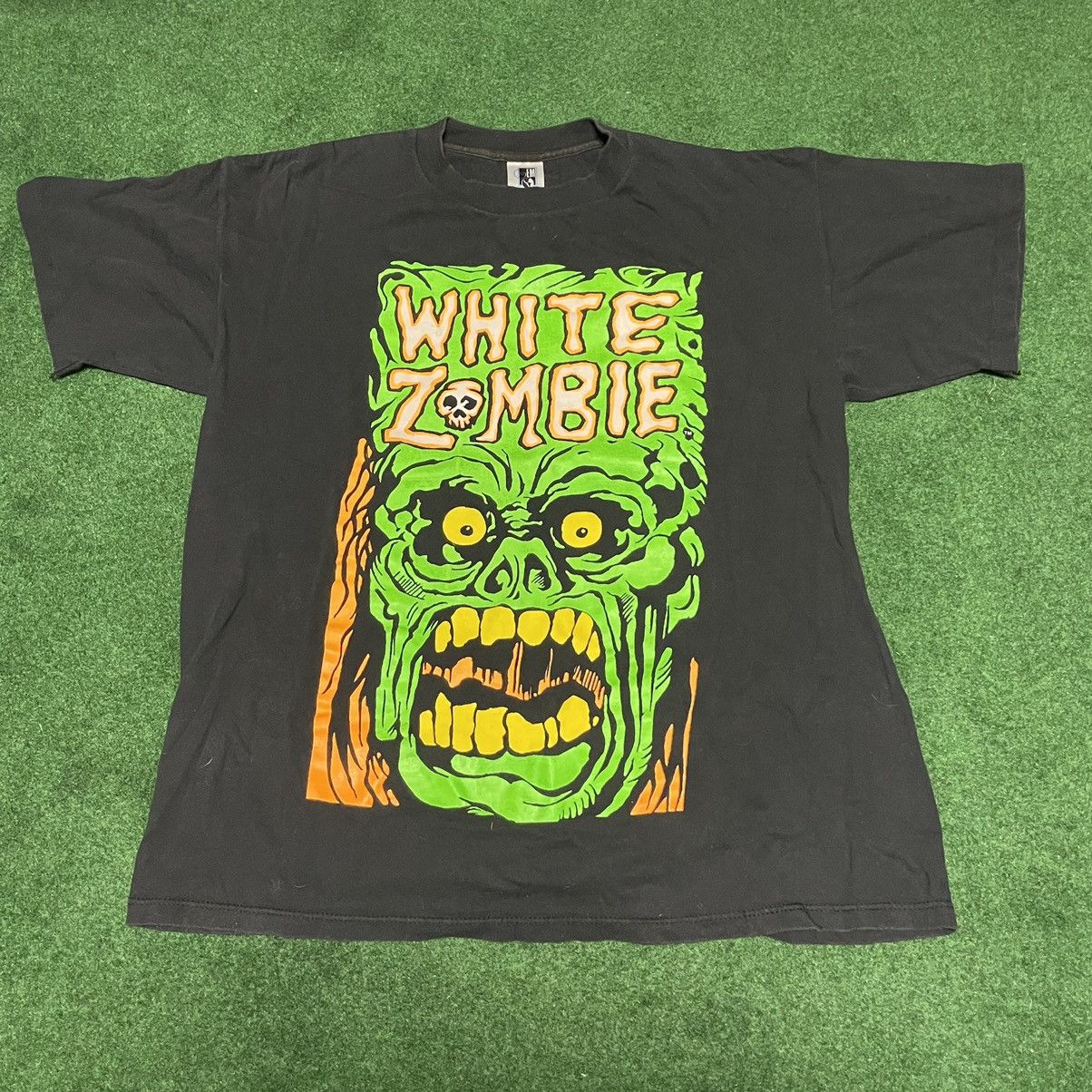 image of 1994 White Zombie Vintage Tour Band Shirt Size XL in Black, Men's