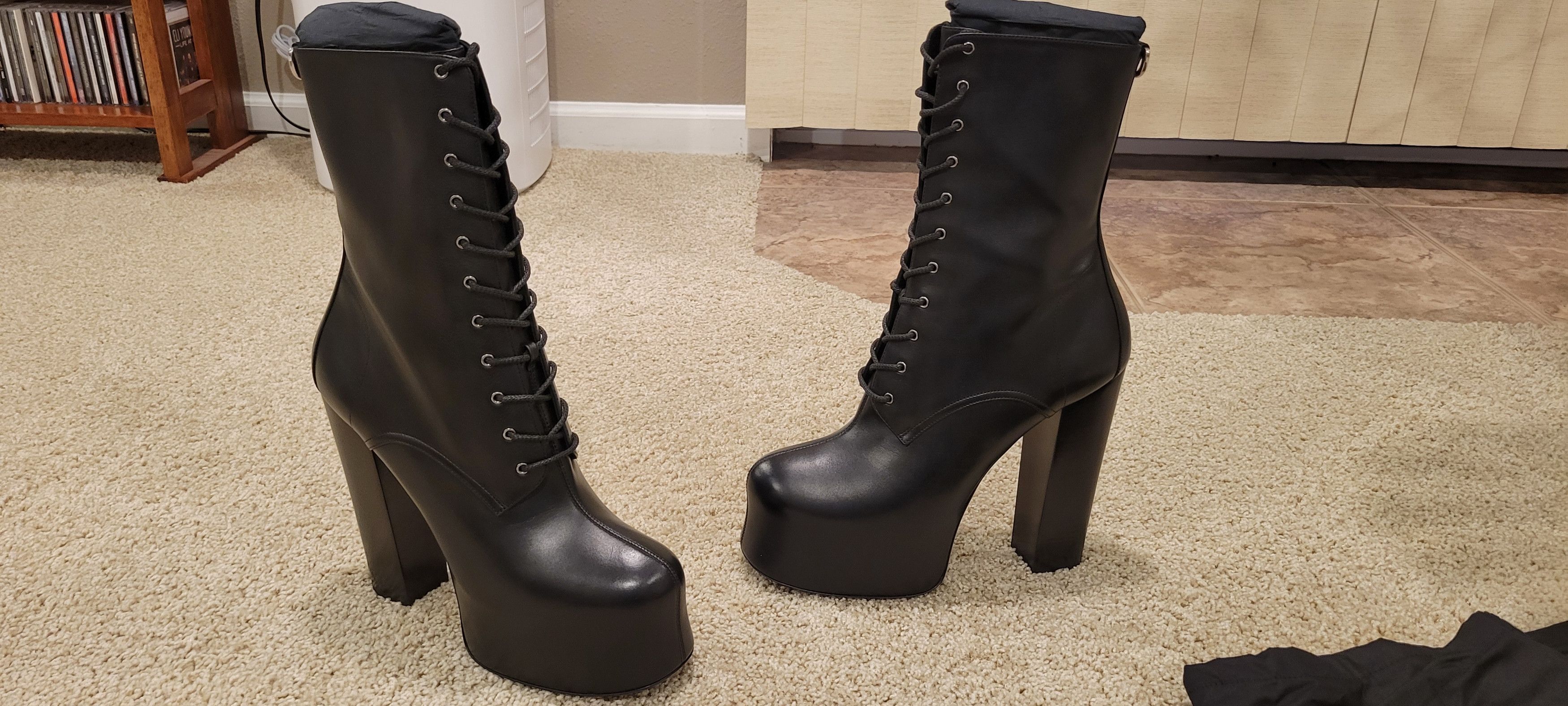 Saint Laurent Paris New Men's Saint Laurent Paris Mina Boots 45 VERY RARE!! Size US 12 / EU 45 - 2 Thumbnail
