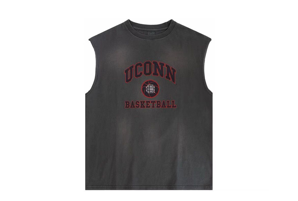 Eric Emanuel Eric Emanuel EE washed grey UConn Huskies cutoff shirt Size US L / EU 52-54 / 3 - 1 Thumbnail