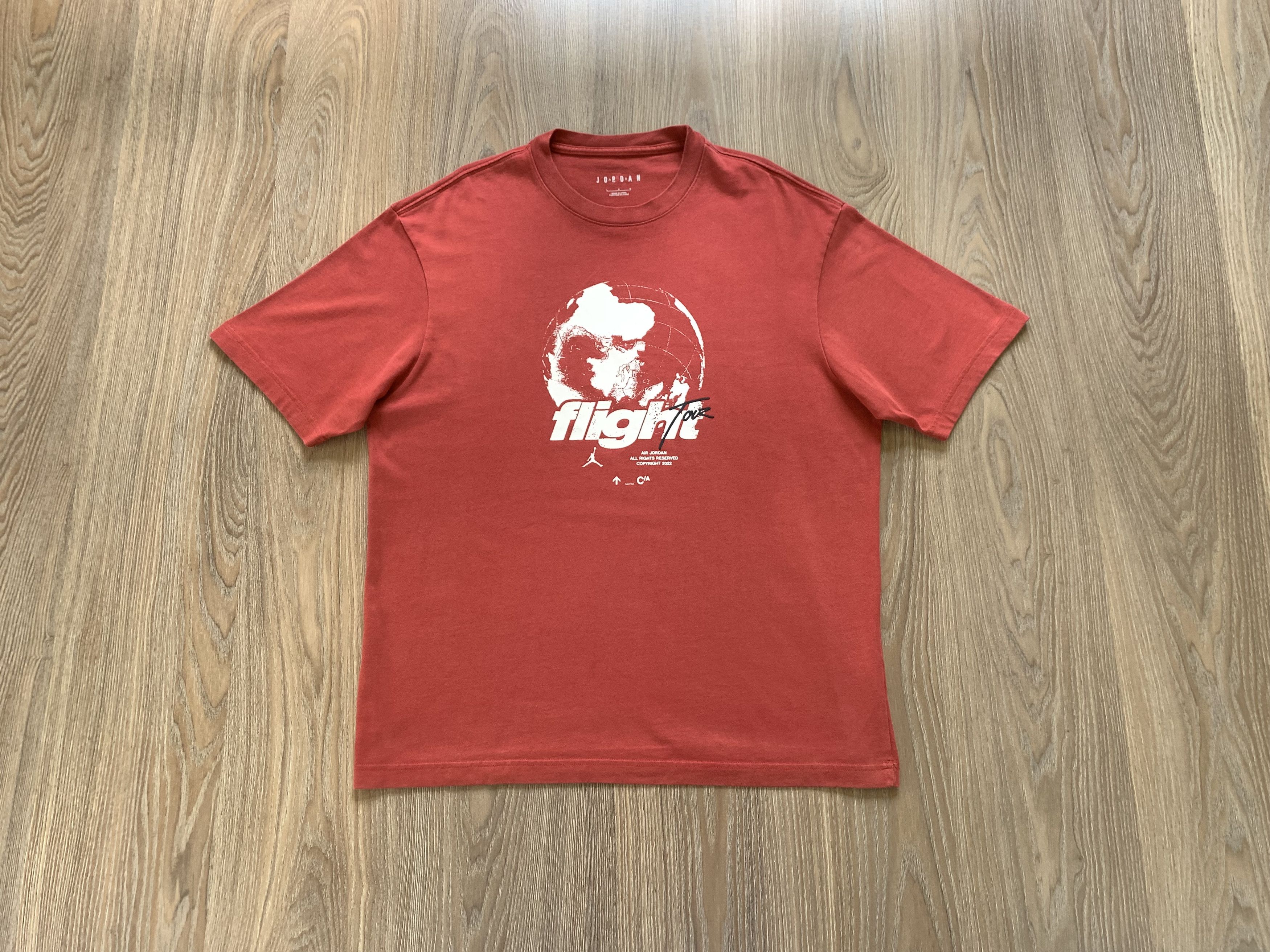 Jordan Brand × Nike Flight Jordan Heritage 85 Cotton Printed T-Shirt Size US L / EU 52-54 / 3 - 1 Thumbnail
