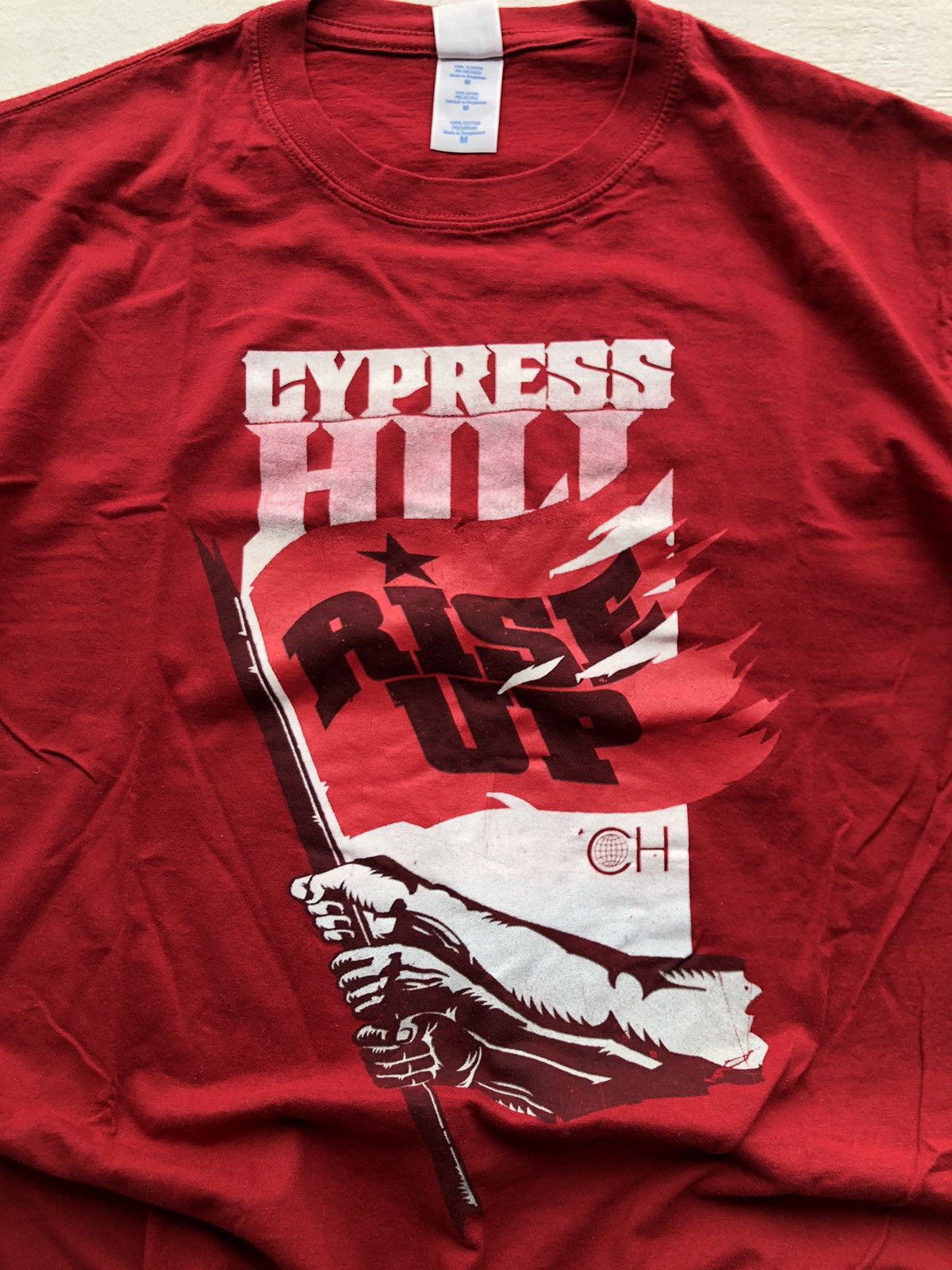 Band Tees Vintage Cypress Hill “Rise Up” t shirt red collar Size US M / EU 48-50 / 2 - 2 Thumbnail