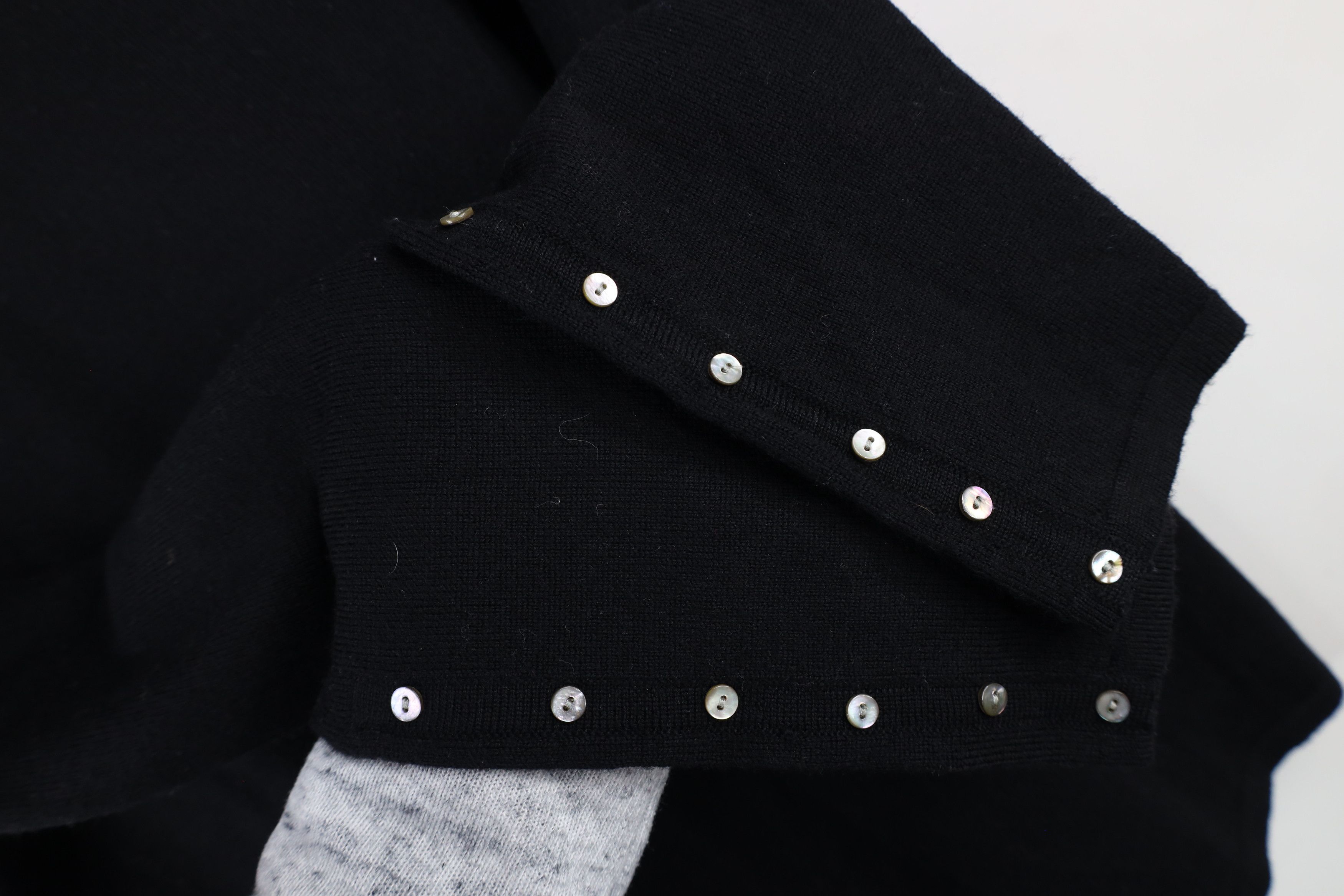 Vintage Vintage 90s Streetwear Merino Wool Knit Turtleneck Sweater Size S / US 4 / IT 40 - 4 Thumbnail