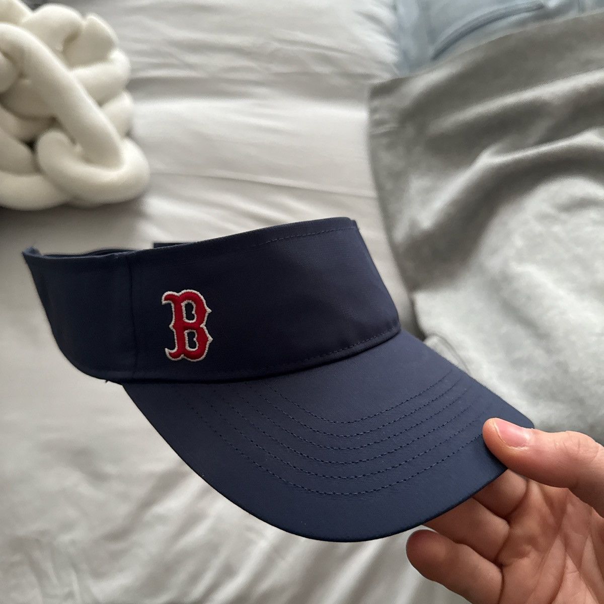 New Era Boston Red sox Visor Adjustable New Era Never worn Size ONE SIZE - 5 Thumbnail