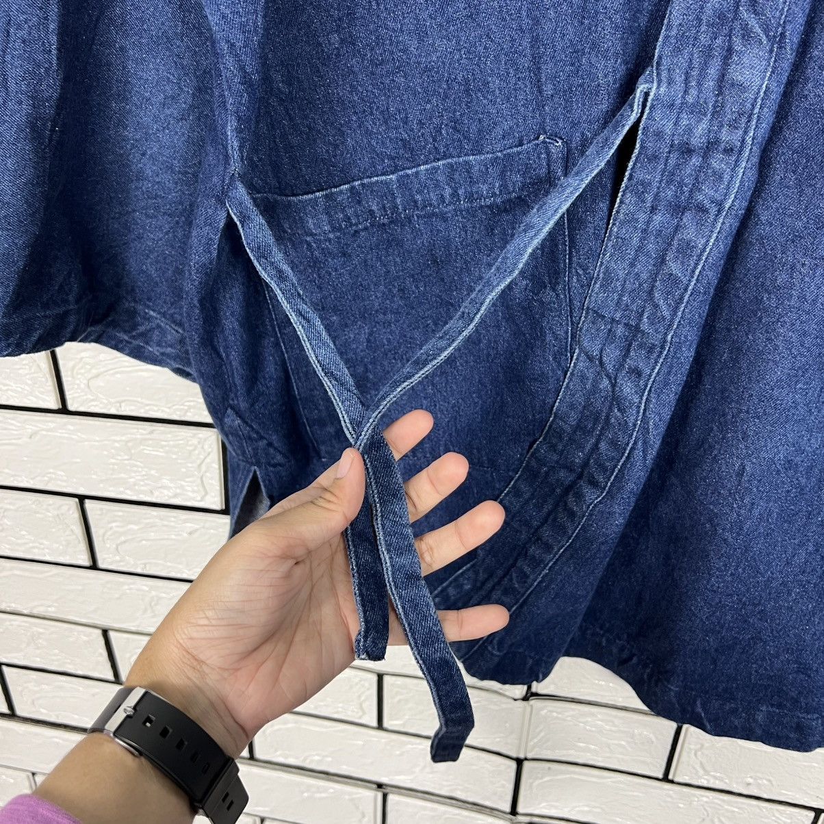 Japanese Brand Vintage KIMONO Blue Indigo Denim Hanten Jacket #4053-C184 Size US L / EU 52-54 / 3 - 10 Thumbnail