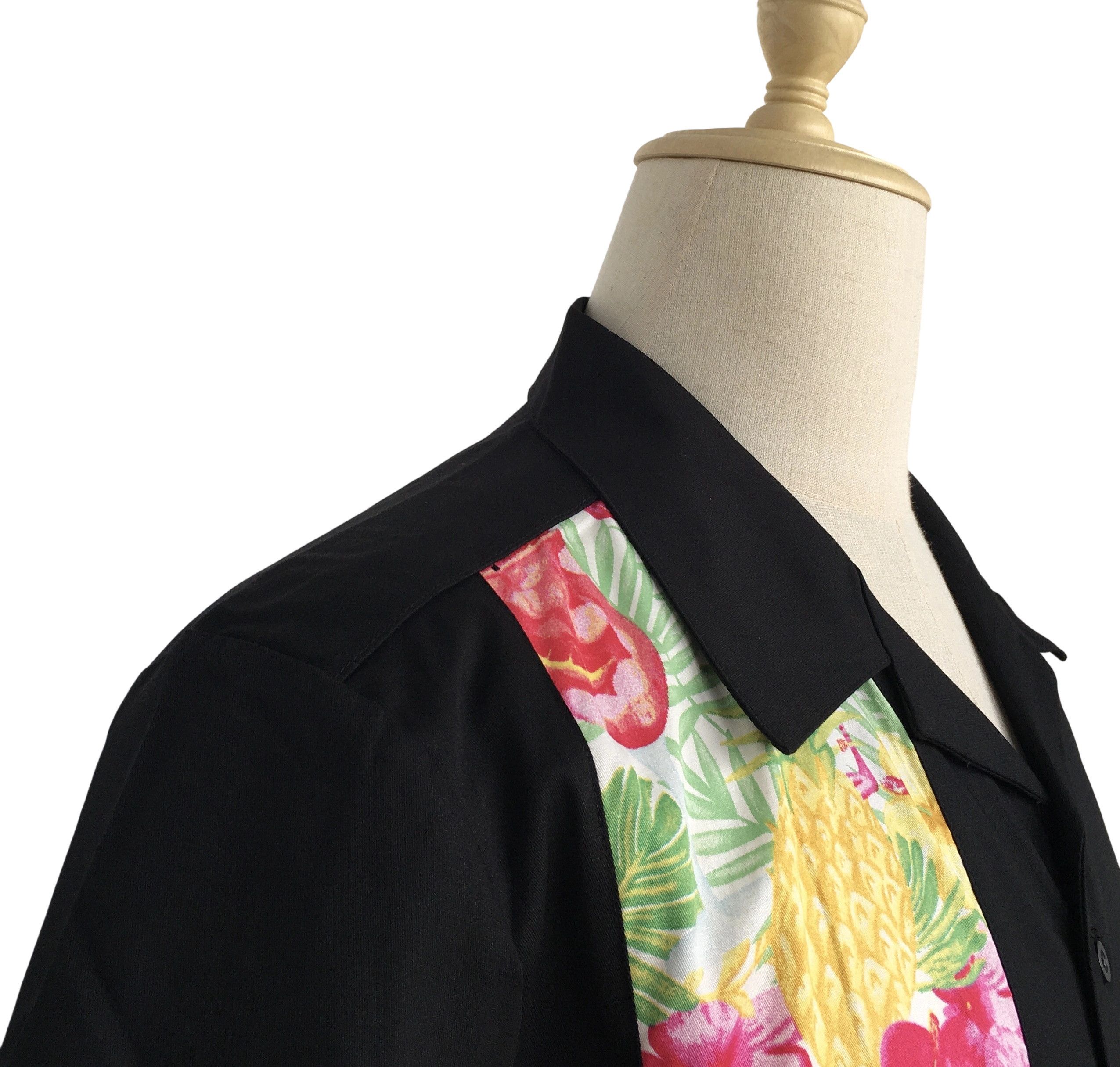 Other Black Casual Bowling Shirts Flamingo Panel Vintage Style Size US XL / EU 56 / 4 - 6 Thumbnail