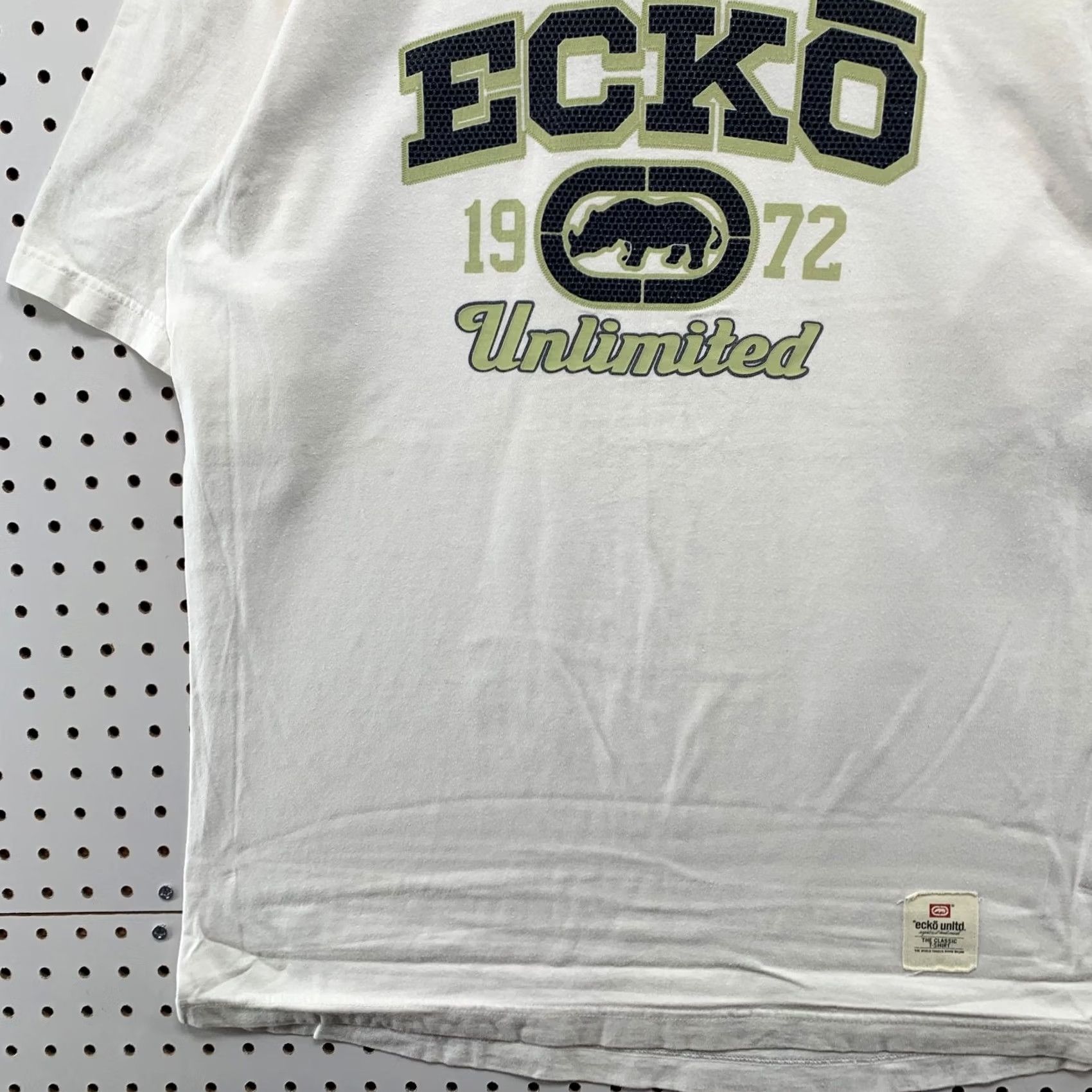 Ecko Unltd. VINTAGE Ecko Unlimited Shirt Mens Large White Hip Hop Skateboard Tee Y2K Size US L / EU 52-54 / 3 - 3 Thumbnail