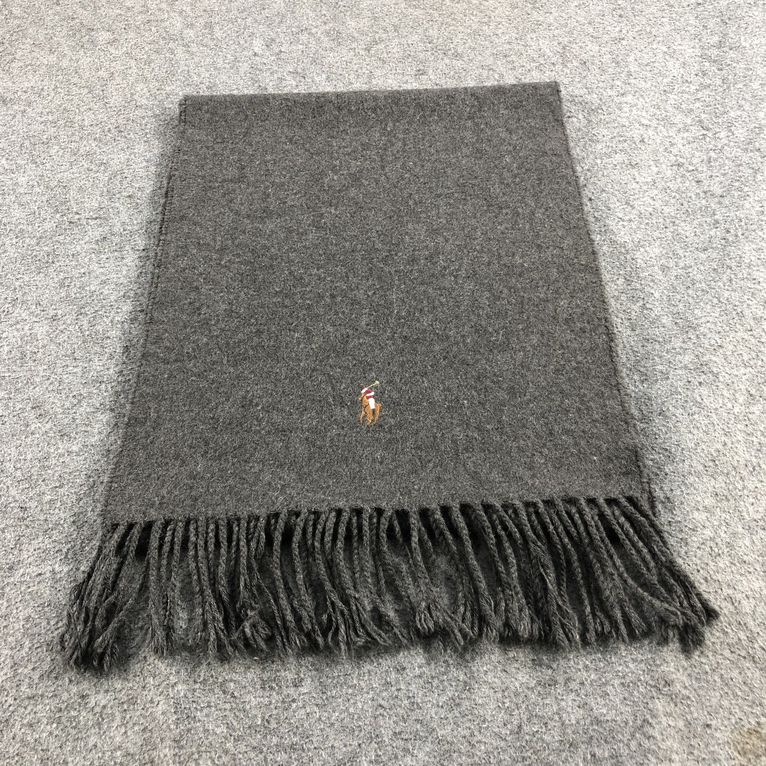 Polo Ralph Lauren Polo Ralph Lauren Wool Scarf Muffler V834 Size ONE SIZE - 1 Thumbnail