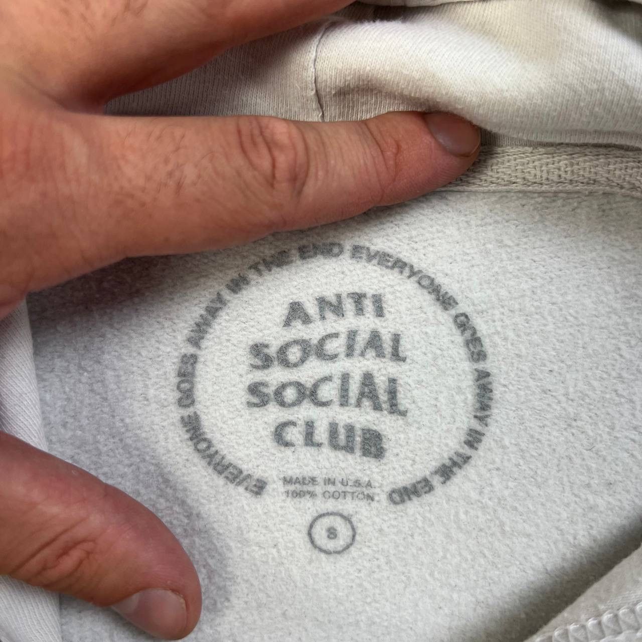 Anti Social Social Club Anti Social Social Club Blur Big Logo Hoodie Hype Y2K Size US S / EU 44-46 / 1 - 10 Thumbnail
