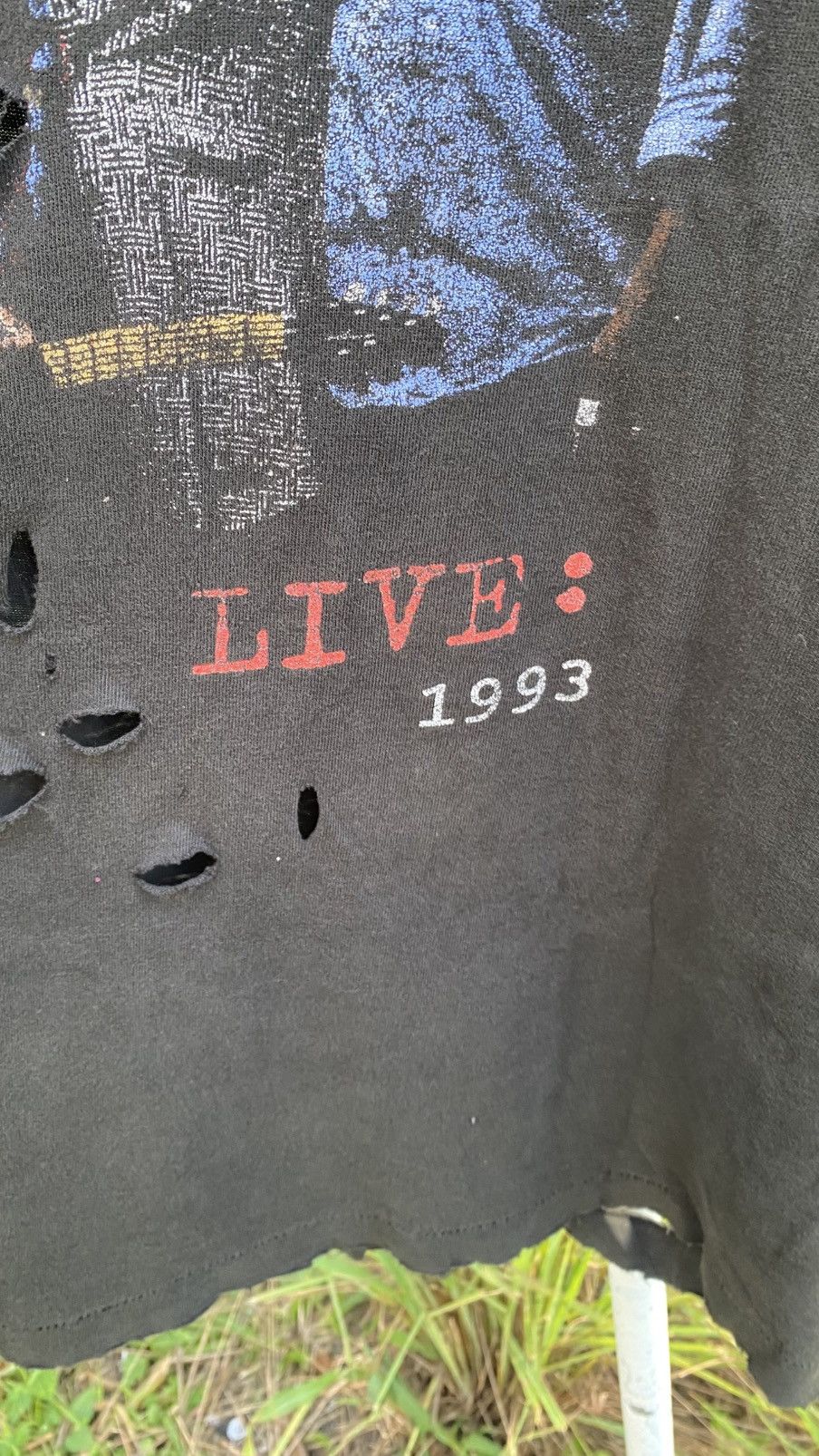 Band Tees Thrashed Vintage Van Halen World Tour Live 1993 Size US XL / EU 56 / 4 - 17 Thumbnail