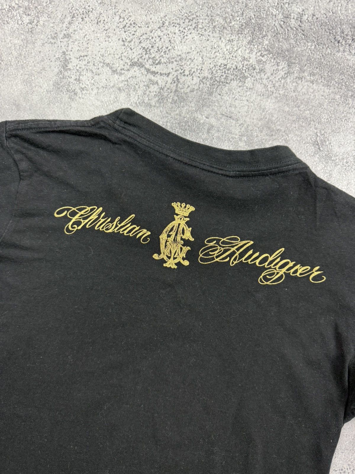 Christian Audigier Vintage Ed Hardy by Christian Audigier Big Logo Y2K T-Shirt Size M / US 6-8 / IT 42-44 - 15 Thumbnail