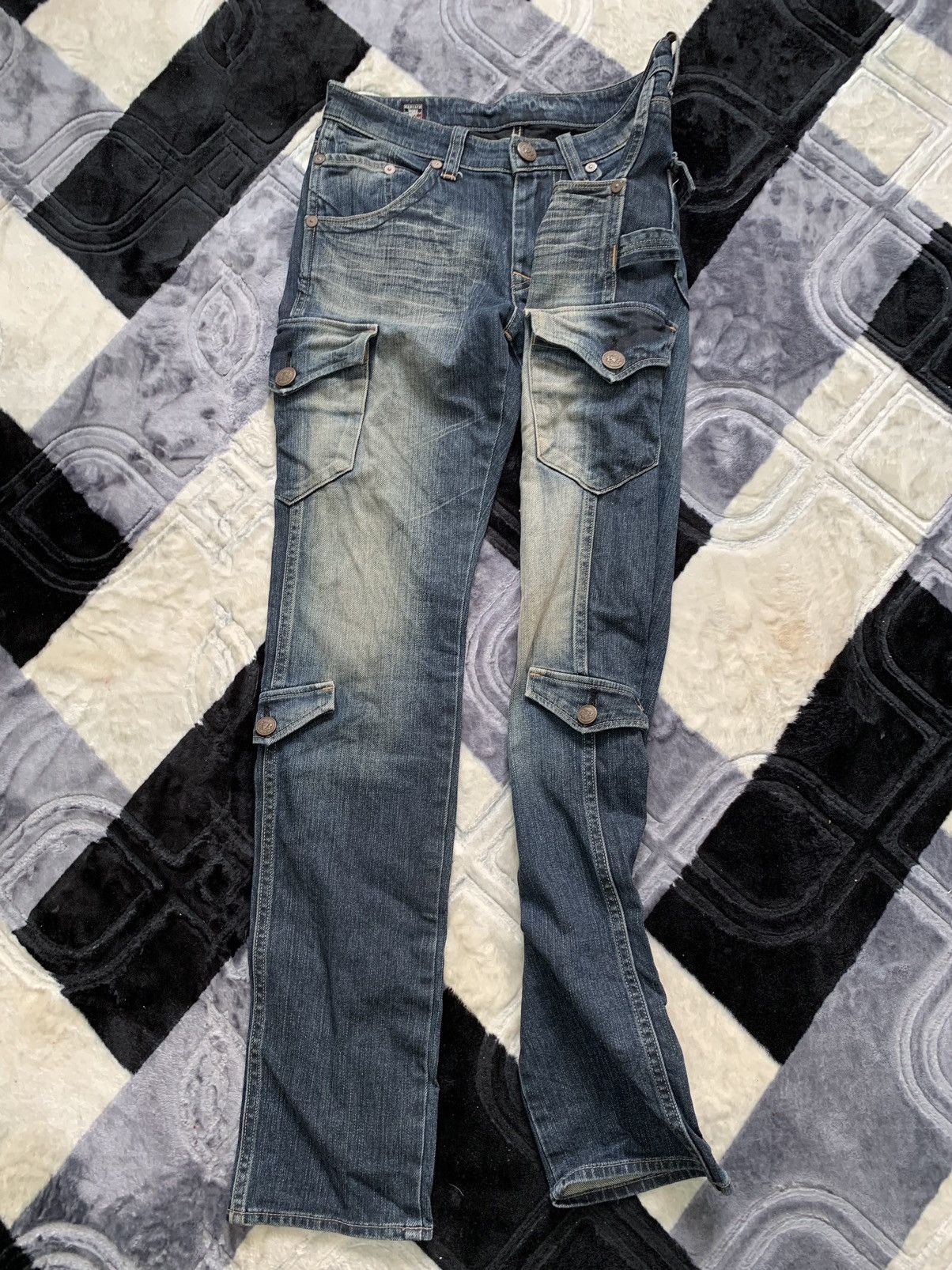 Hysteric Glamour × Japanese Brand Size 31: Vintage Bartack clothing Jeans Cargo rare Size US 31 - 2 Thumbnail