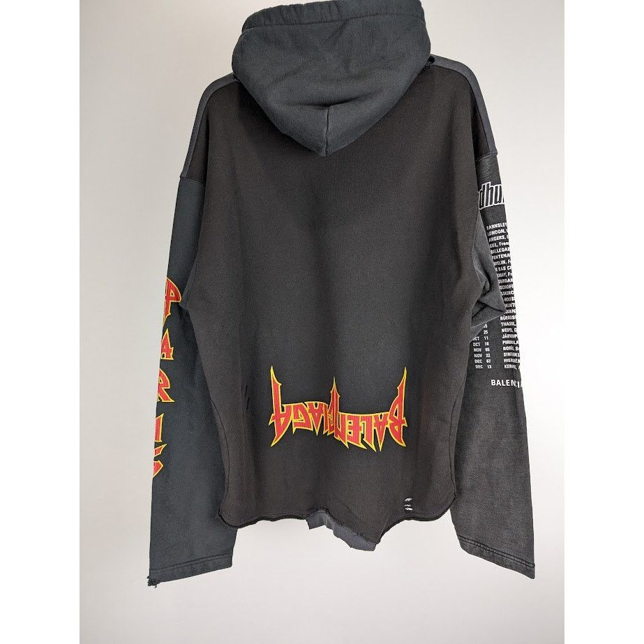 Balenciaga o1rshd1 Hoodie in Black Size US M / EU 48-50 / 2 - 10 Thumbnail