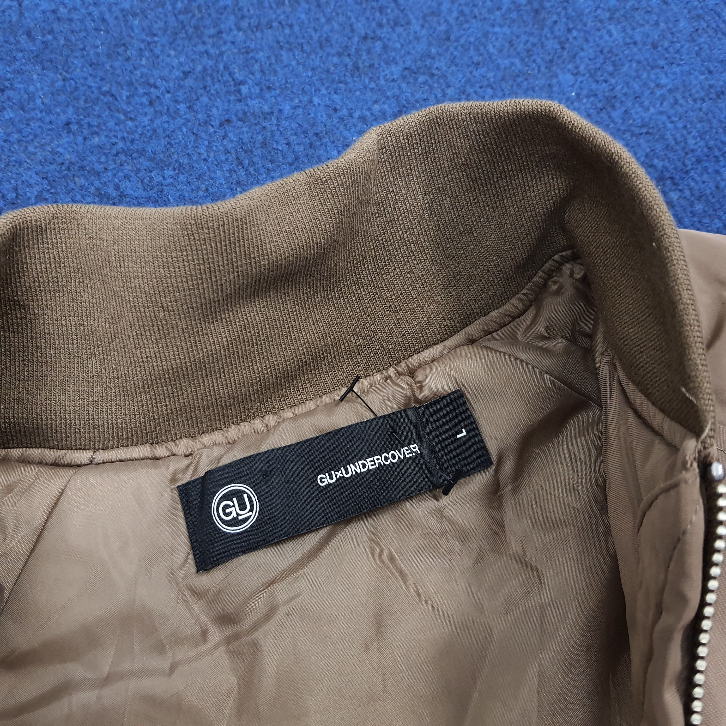 GU × Undercover Vintage GU Undercover Custom Logo Bomber Jacket C275N10 Size US L / EU 52-54 / 3 - 5 Thumbnail